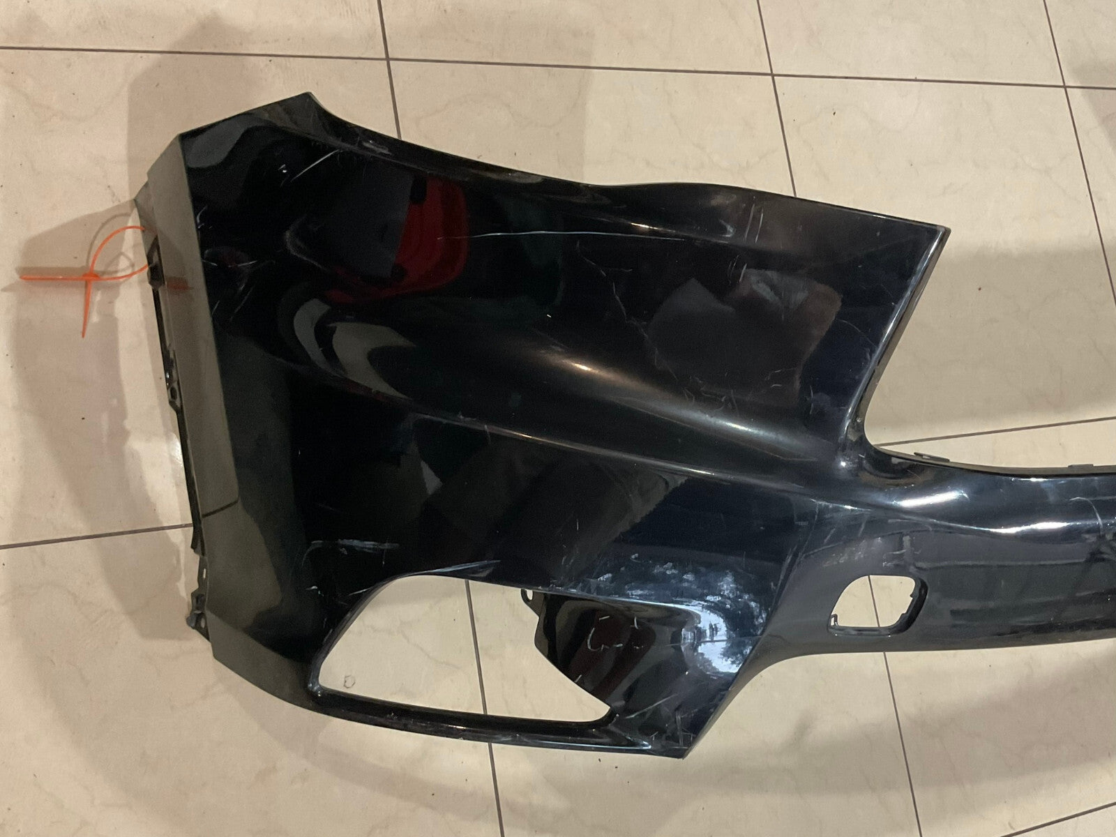 Front Bumper Cover Black Toyota Highlander LE Lted Hybrid 14-16 52119-0E220 OEM