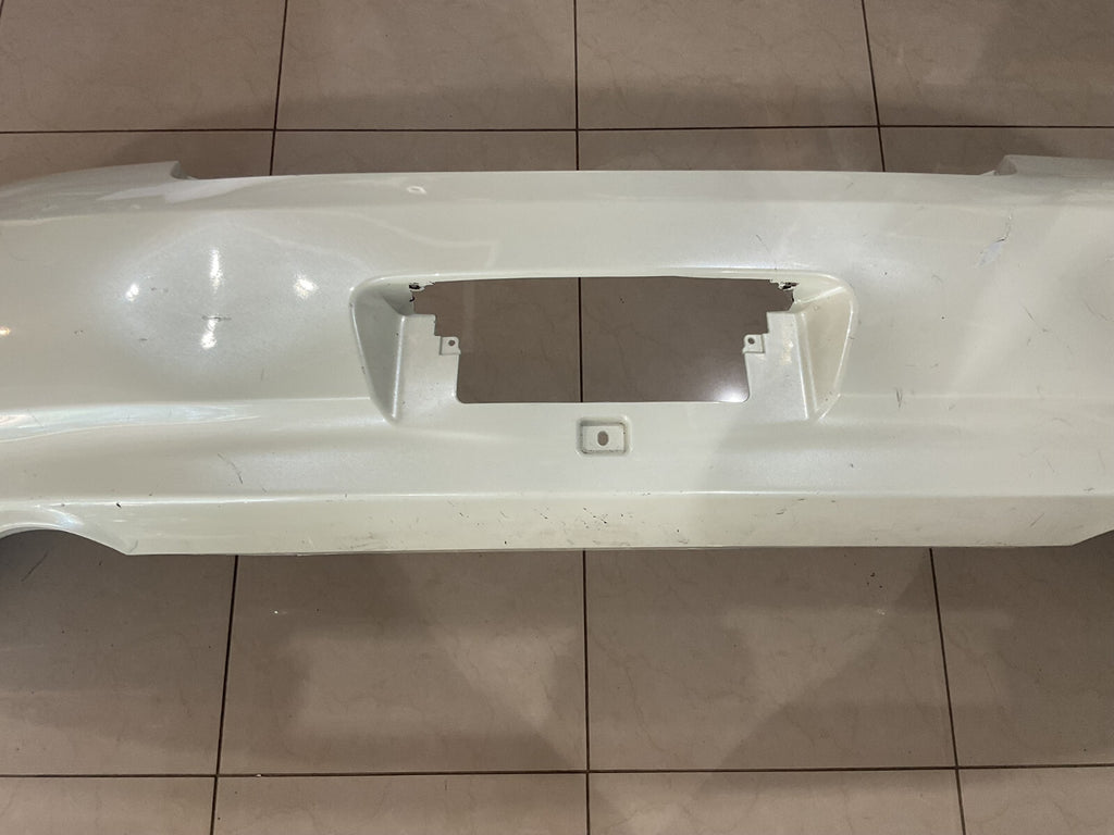 Rear Bumper Cover White 2008 Infiniti V35 G35X CAPA