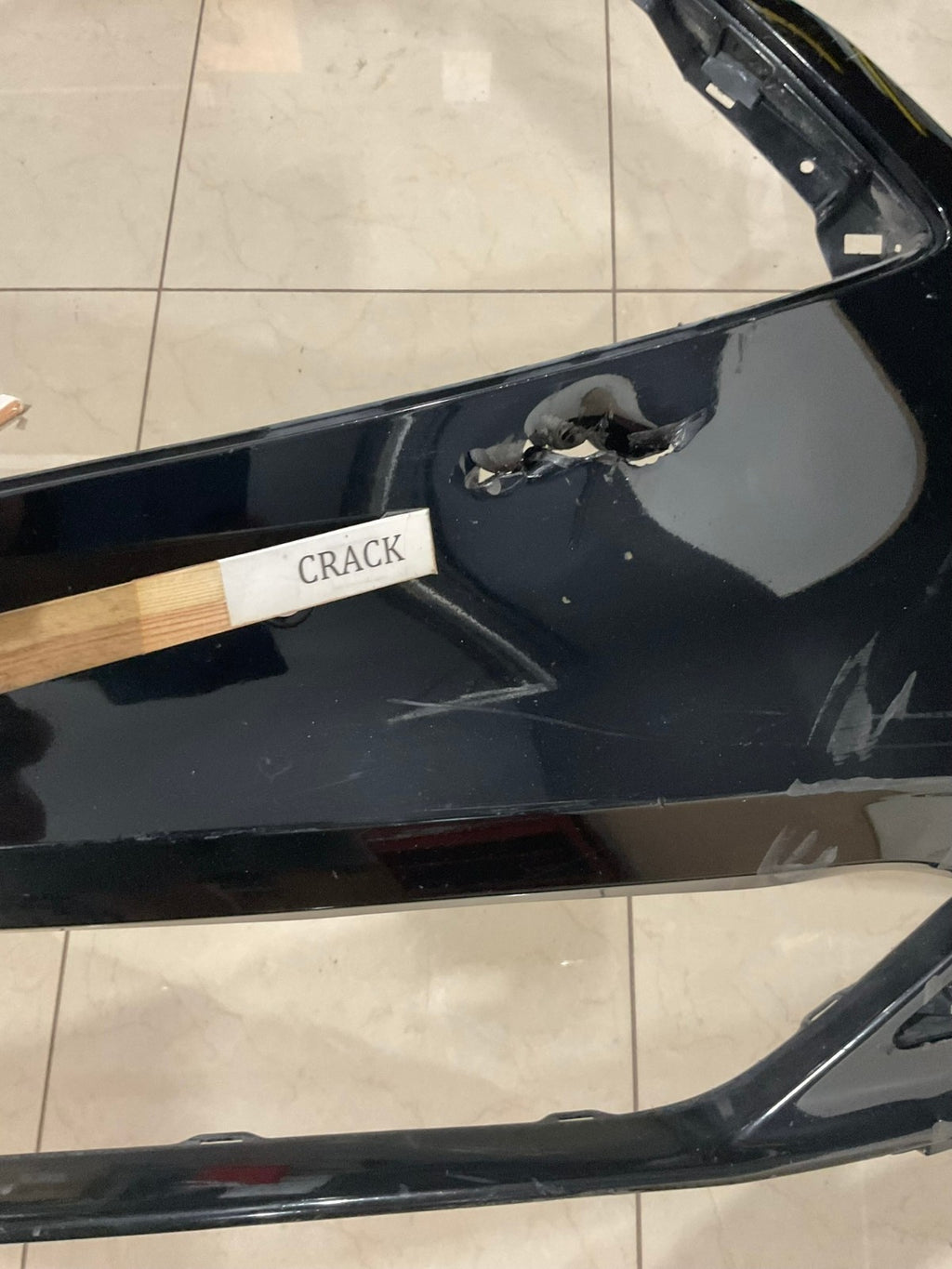 Front Bumper Cover Black 2021-2023 Acura MDX 71101+TYA+A000 OEM