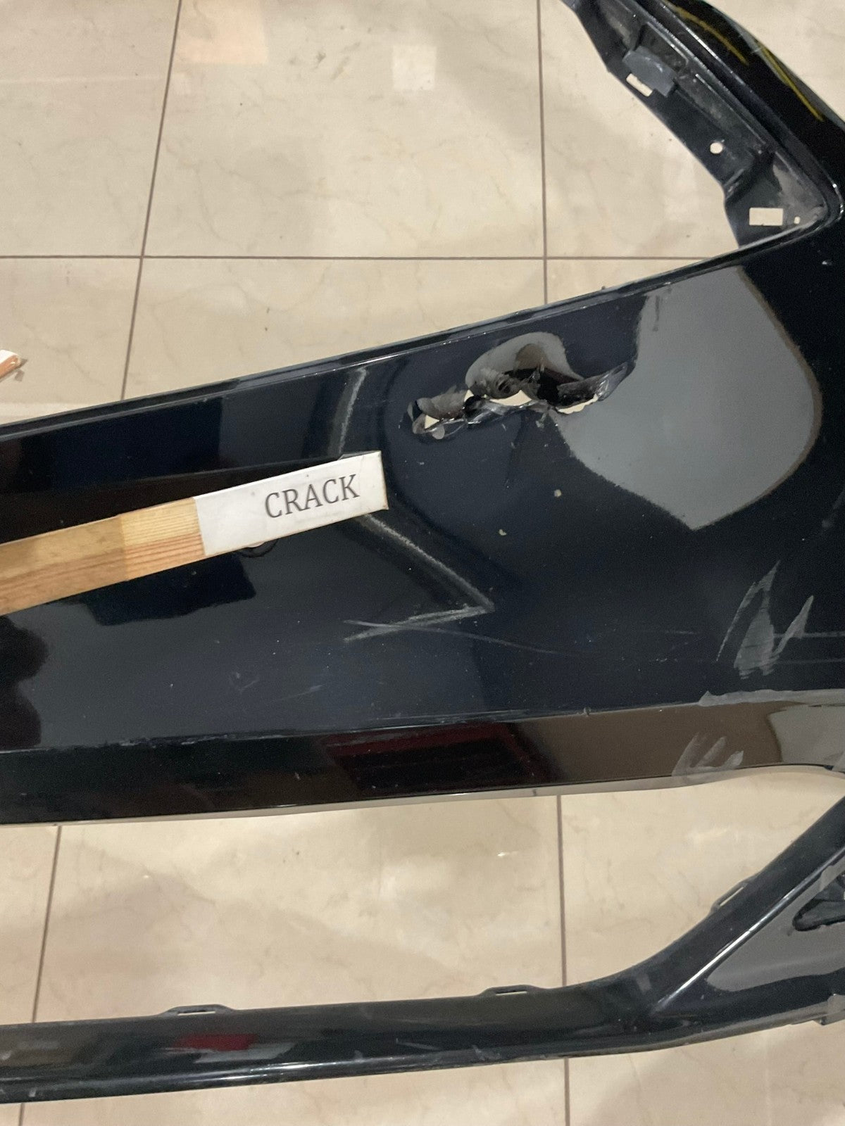 Front Bumper Cover Black 2021-2023 Acura MDX 71101+TYA+A000 OEM