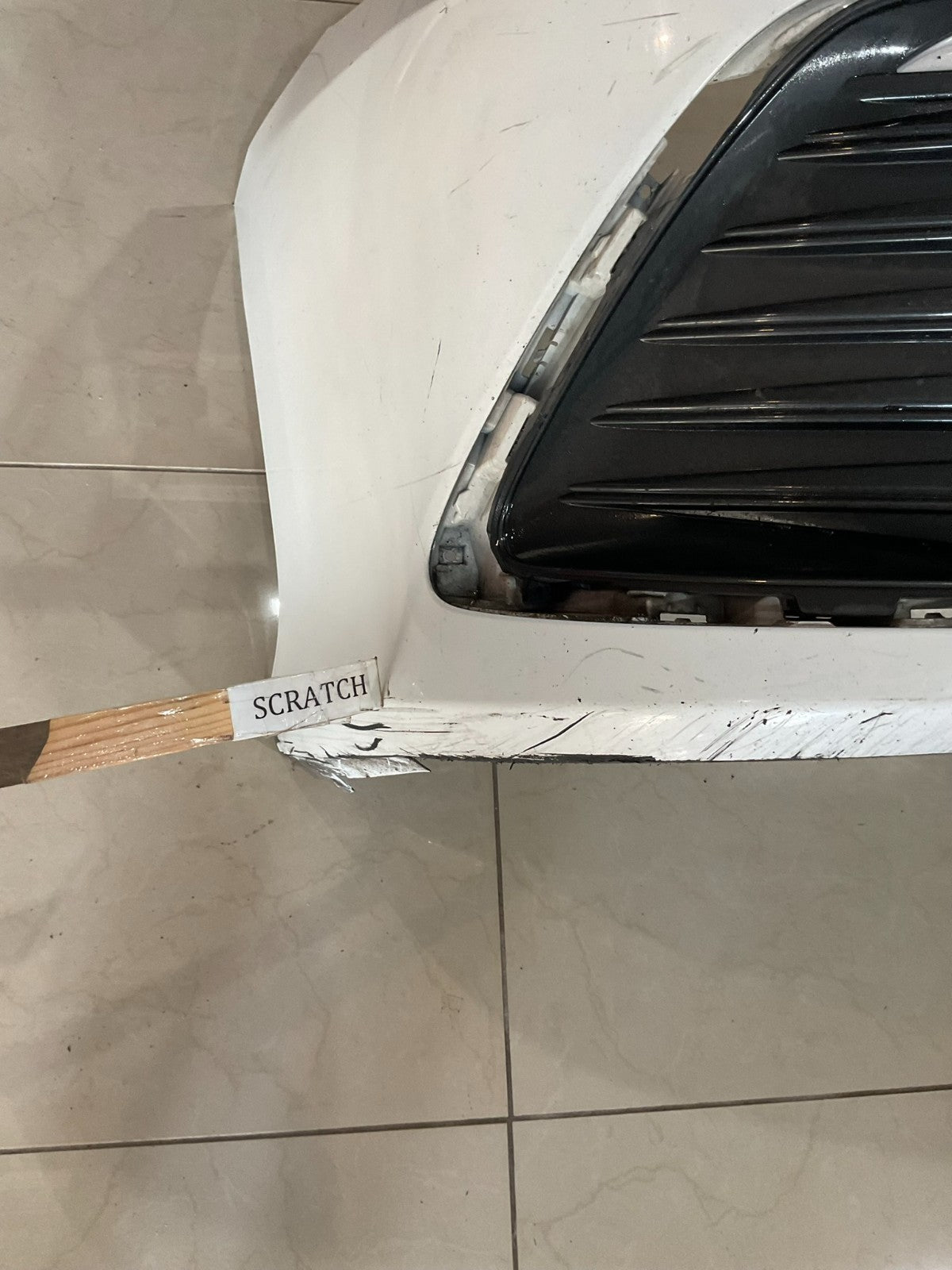 Front Bumper Cover White 2021-2022 Toyota Camry LE XLE 52119+06d00 OEM