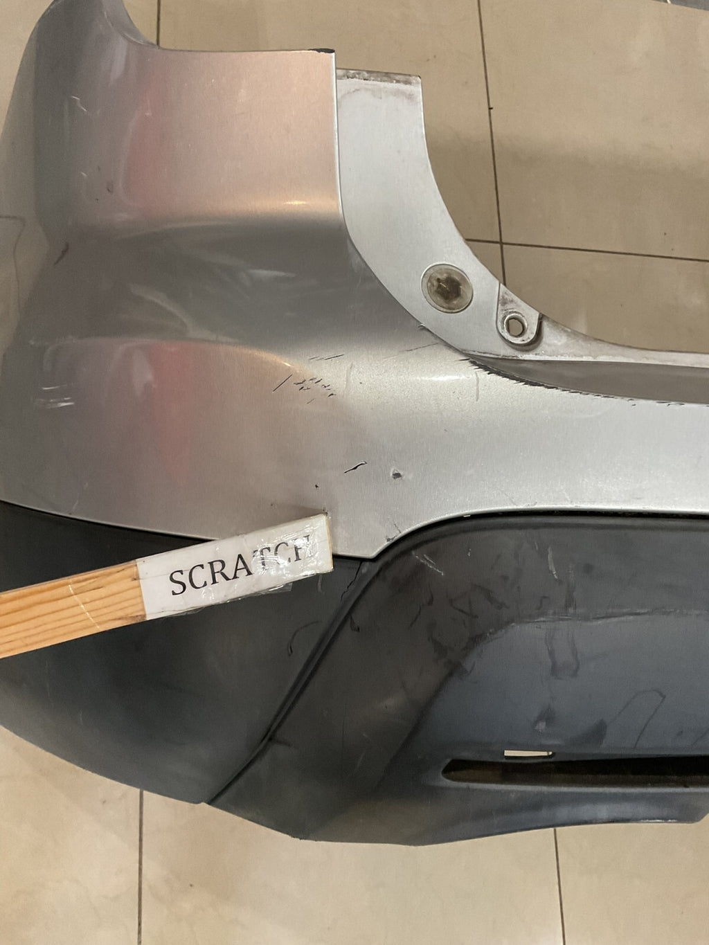 Rear Upper&Lower Bumper Cover Silver 2014 Ford Explorer XLT 17F954+ACW OEM