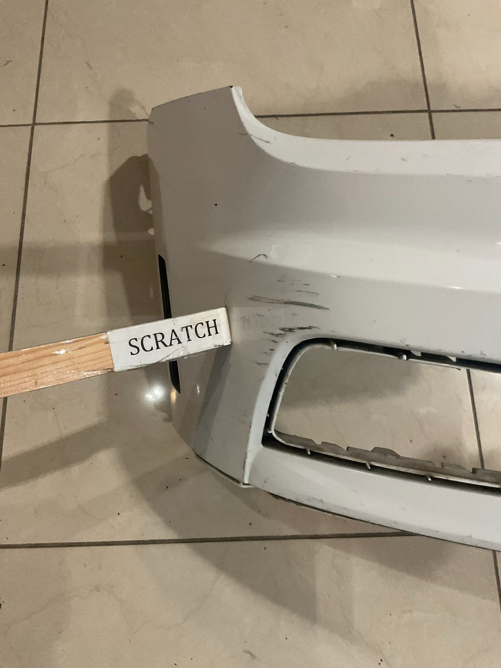 Front Bumper Cover White 2018-2021 Volkswagen Tiguan 5nn+807+221 OEM