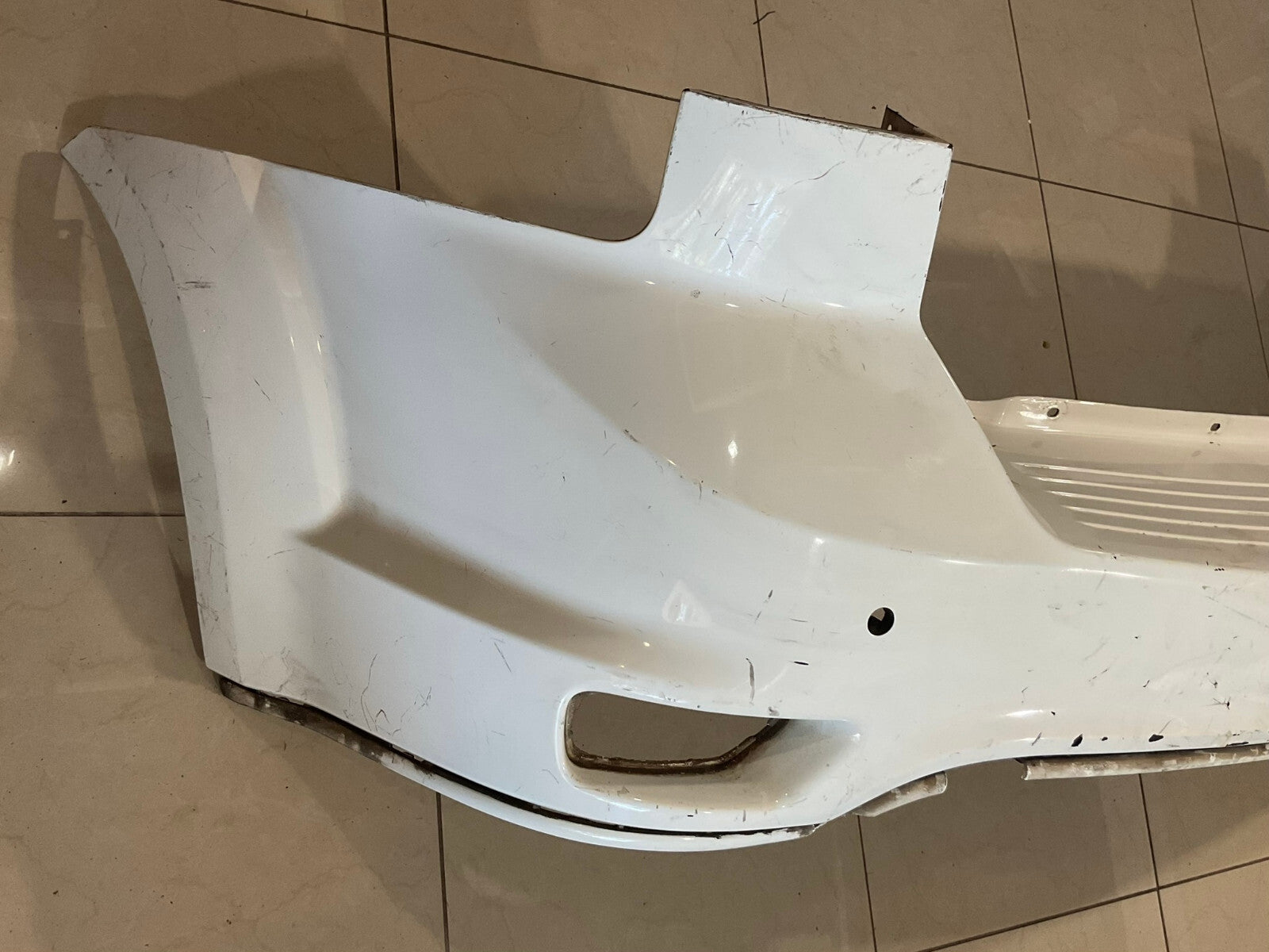 Rear Bumper Cover White Dodge Journey 2011-2015 CAPA