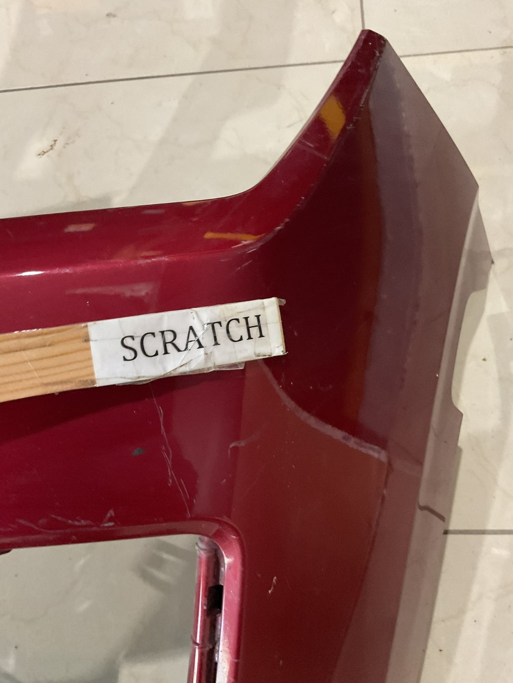 Front Upper Bumper Cover Red GMC Yukon 2021-2024 CAPA