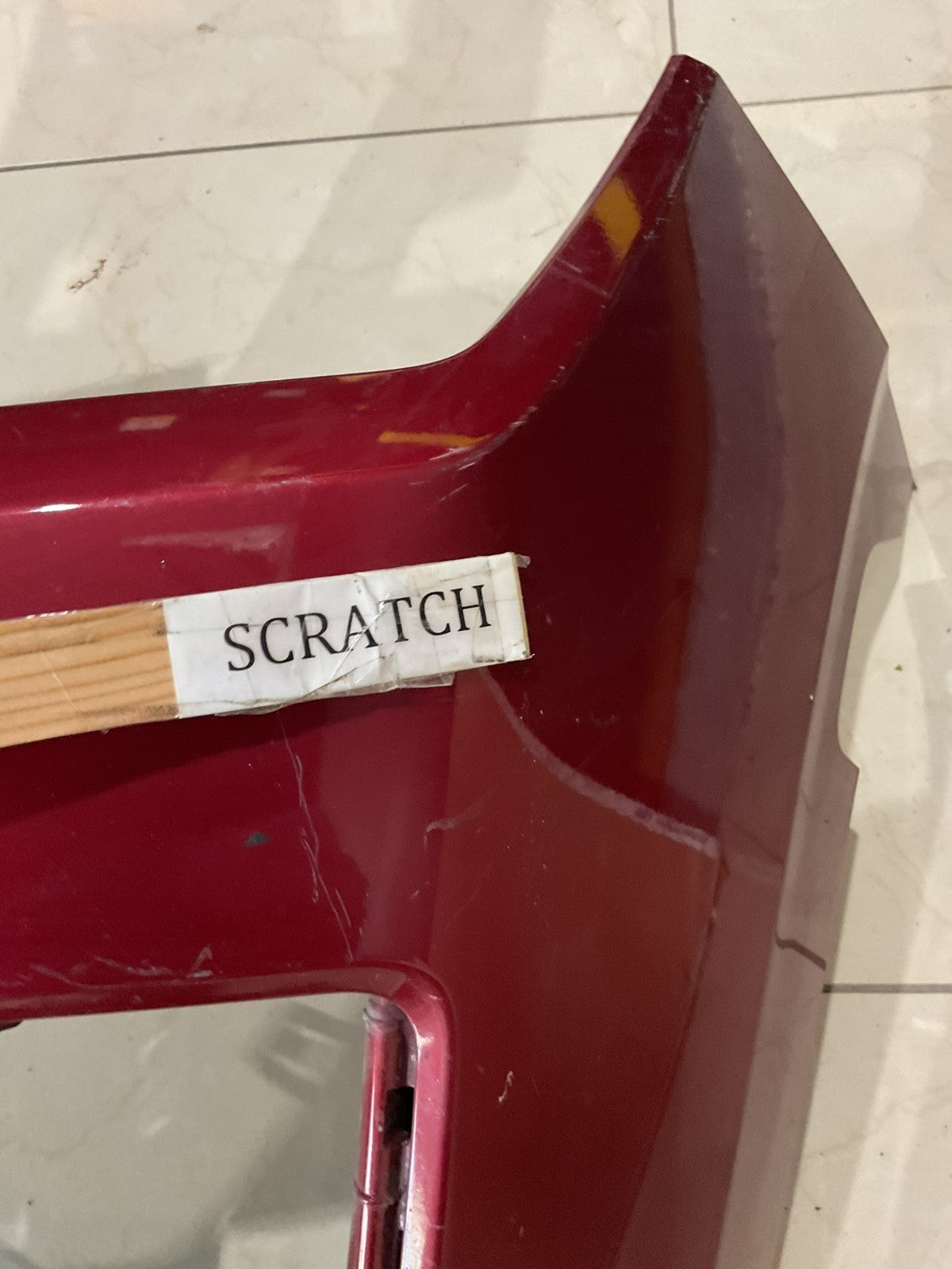 Front Upper Bumper Cover Red GMC Yukon 2021-2024 CAPA