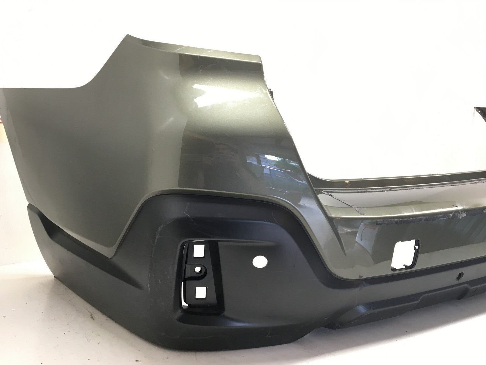 Rear Bumper Cover Subaru Outback w/o Sensor Holes 2018 2019 57704AL18A OEM