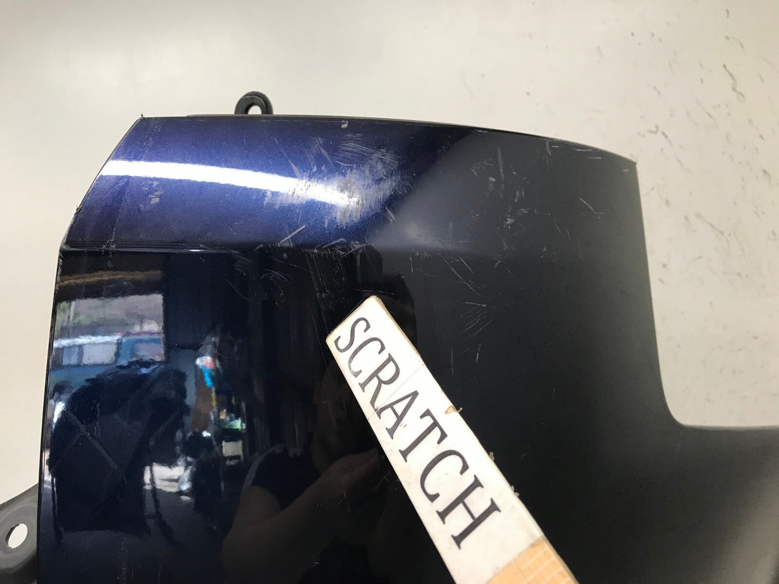 Rear Bumper LOCAL Land Range Rover Sport Base/SE/HSE w/Sens Holes Blue 14-17 OEM