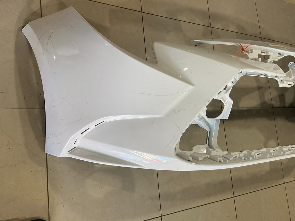 Front Bumper Cover White 2020-2022 Toyota Corolla LE CAPA