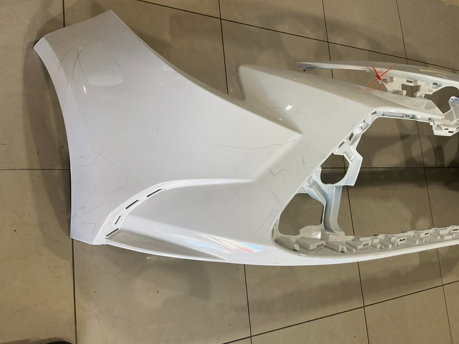Front Bumper Cover White 2020-2022 Toyota Corolla LE CAPA