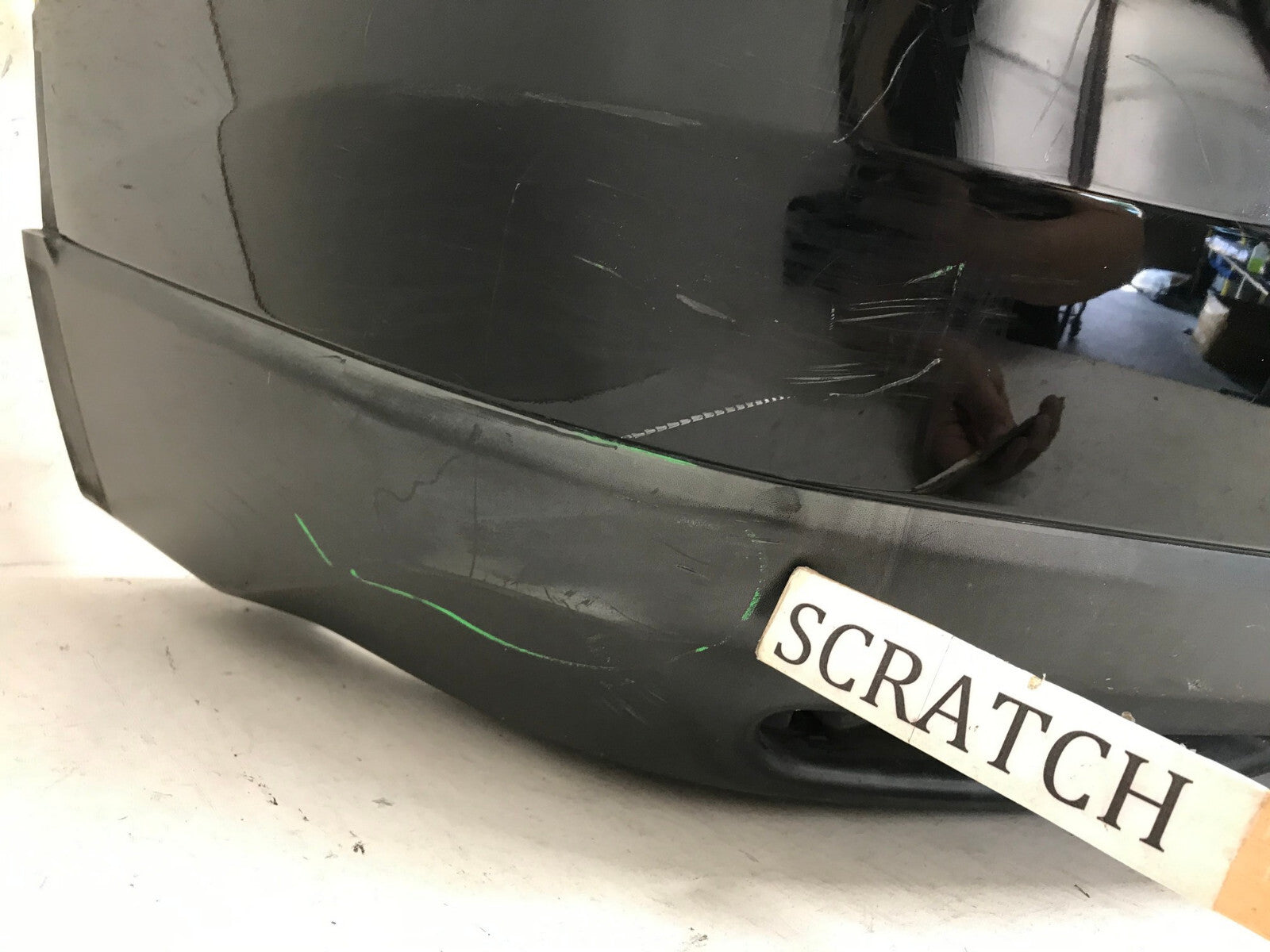 Rear Bumper Cover Black Nissan Rogue S SL SV 2014-2016 85022-5HA0A OEM