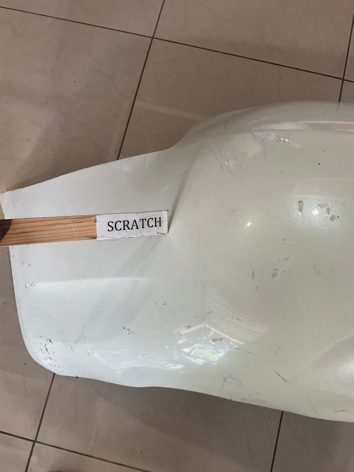 Rear Bumper Cover White 2008 Infiniti V35 G35X CAPA