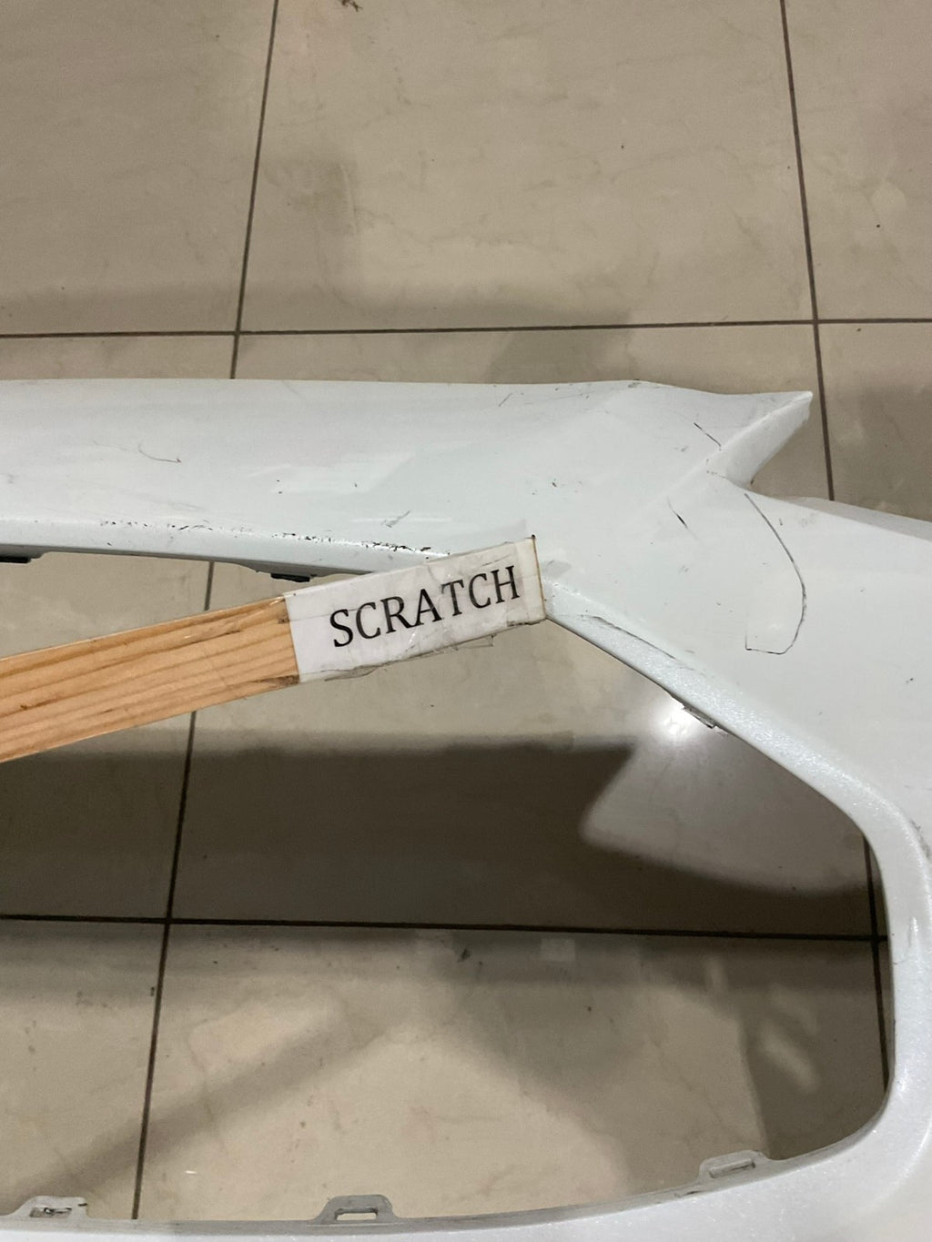 Front Bumper Cover White 2023 2024 2025 Honda HR-V LX / Sport CAPA