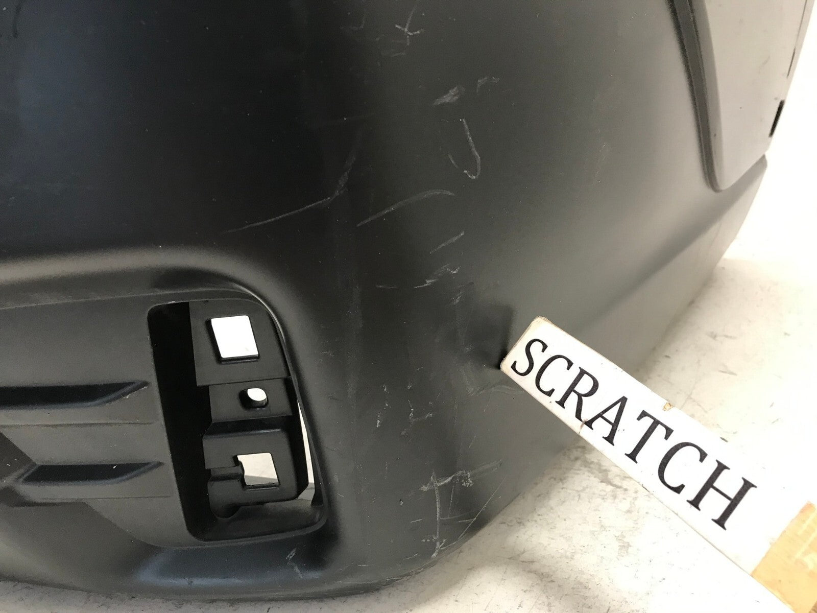 Rear Bumper Cover Black Subaru Outback Base/Touring/Ltd 20-21 w/Sensor Holes OEM