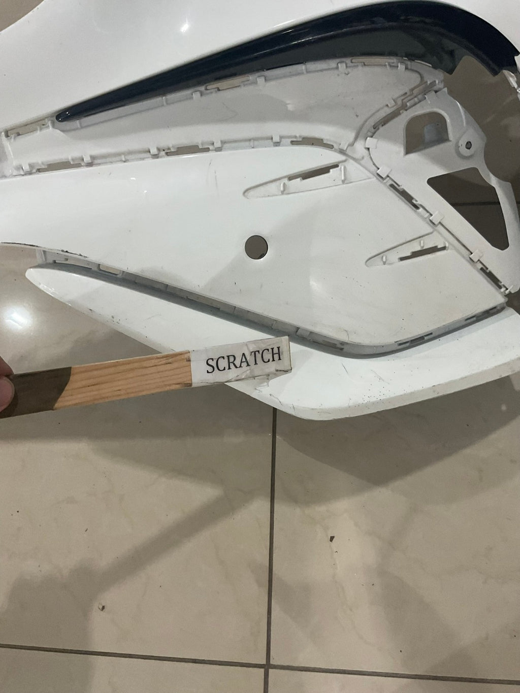 Front Bumper LOCAL White 2023 2024 2025 Mercedes Benz GLC Class X254 AMG CAPA