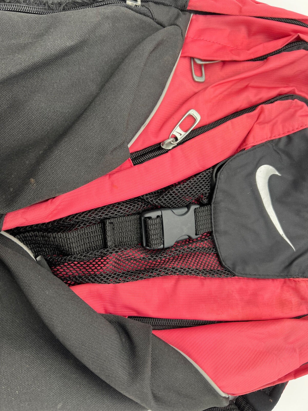 Nike Backpack Black and Pink 3 Zipper Pocket