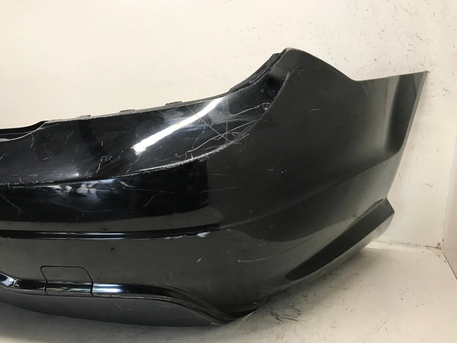 Rear Bumper Cover Black 12-14 Mercedes W204 C250 Sport Amg 2048809047 OEM