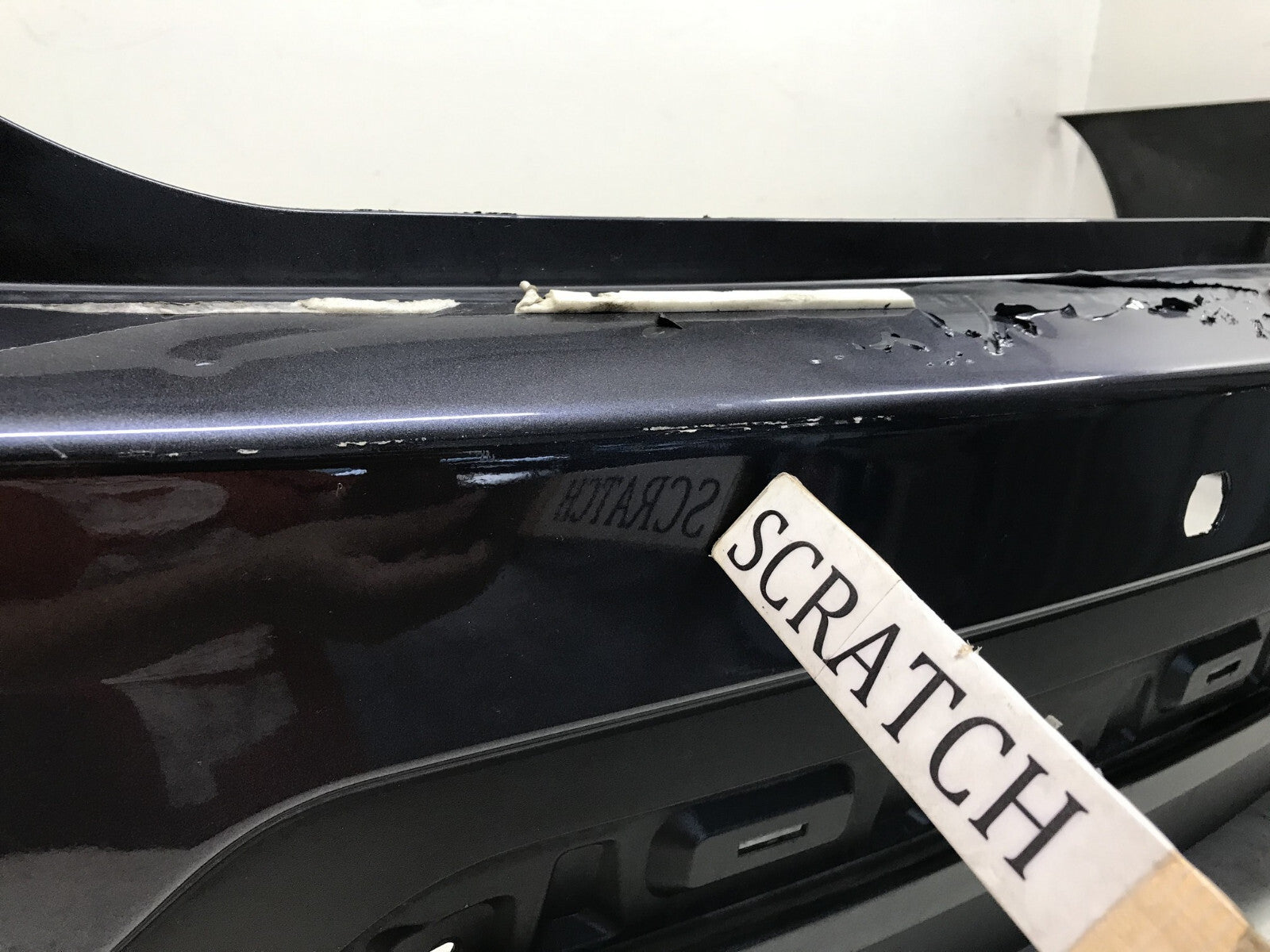 Rear Bumper Cover Nissan Pathfinder Platinum/SV Hybrid w/Sensor Holes 13-16 OEM