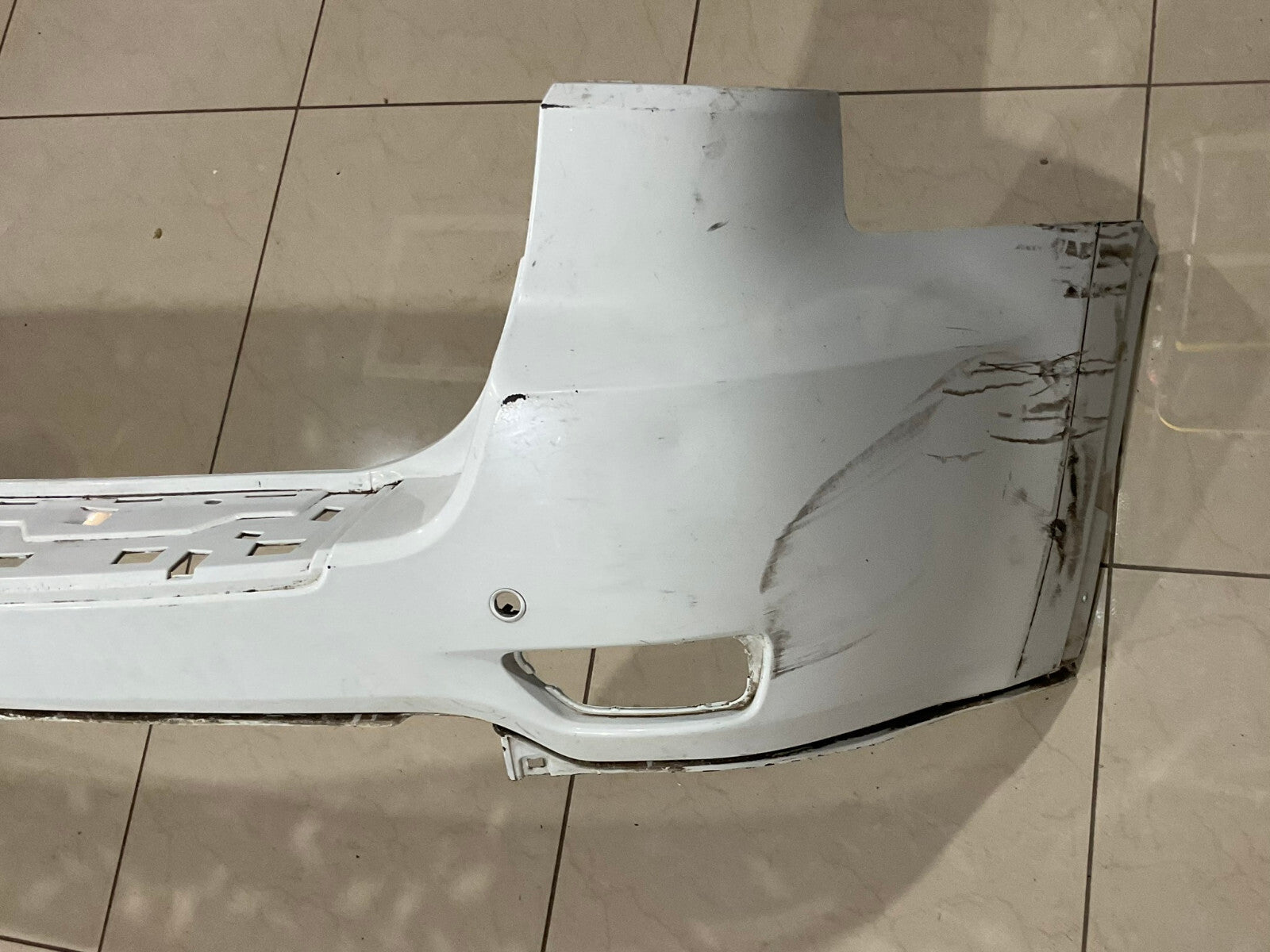 Rear Bumper Cover White Jeep Grand Cherokee 2014-2015 CAPA
