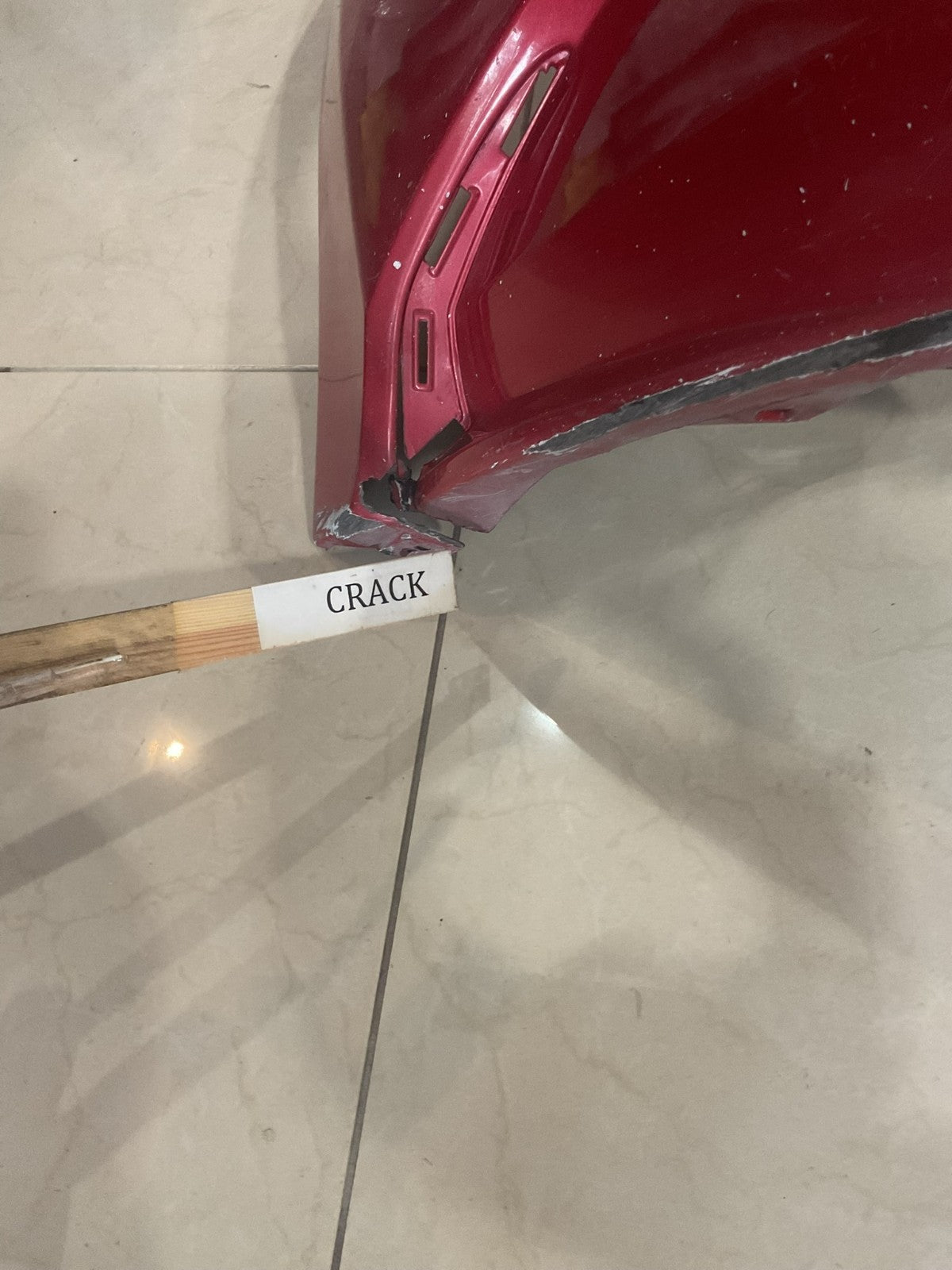 Front Bumper Cover Red 2020 2021 2022 Toyota Corolla L LE XLE CAPA