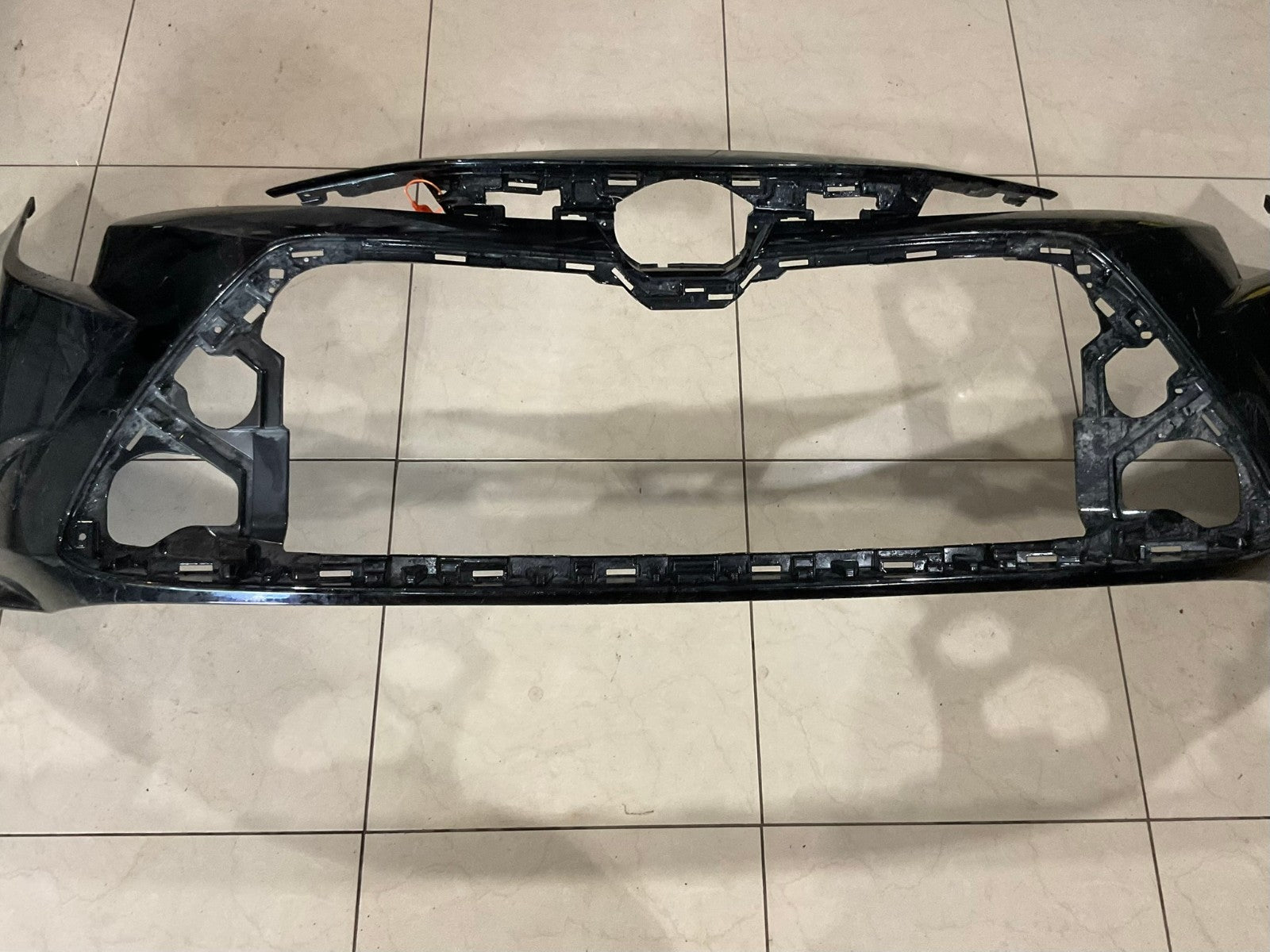 Front Bumper Cover Black 2020-2022 Toyota Corolla LE CAPA
