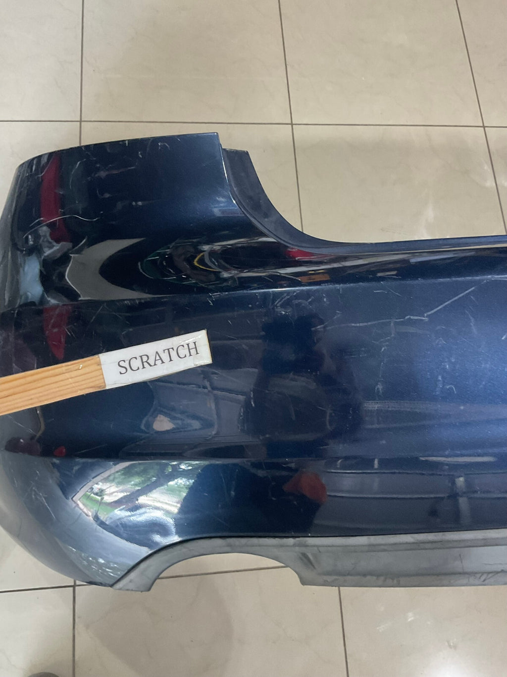 Rear Bumper Cover Blue 2012-2015 Volkswagen Passat B7 561+807+421+B OEM