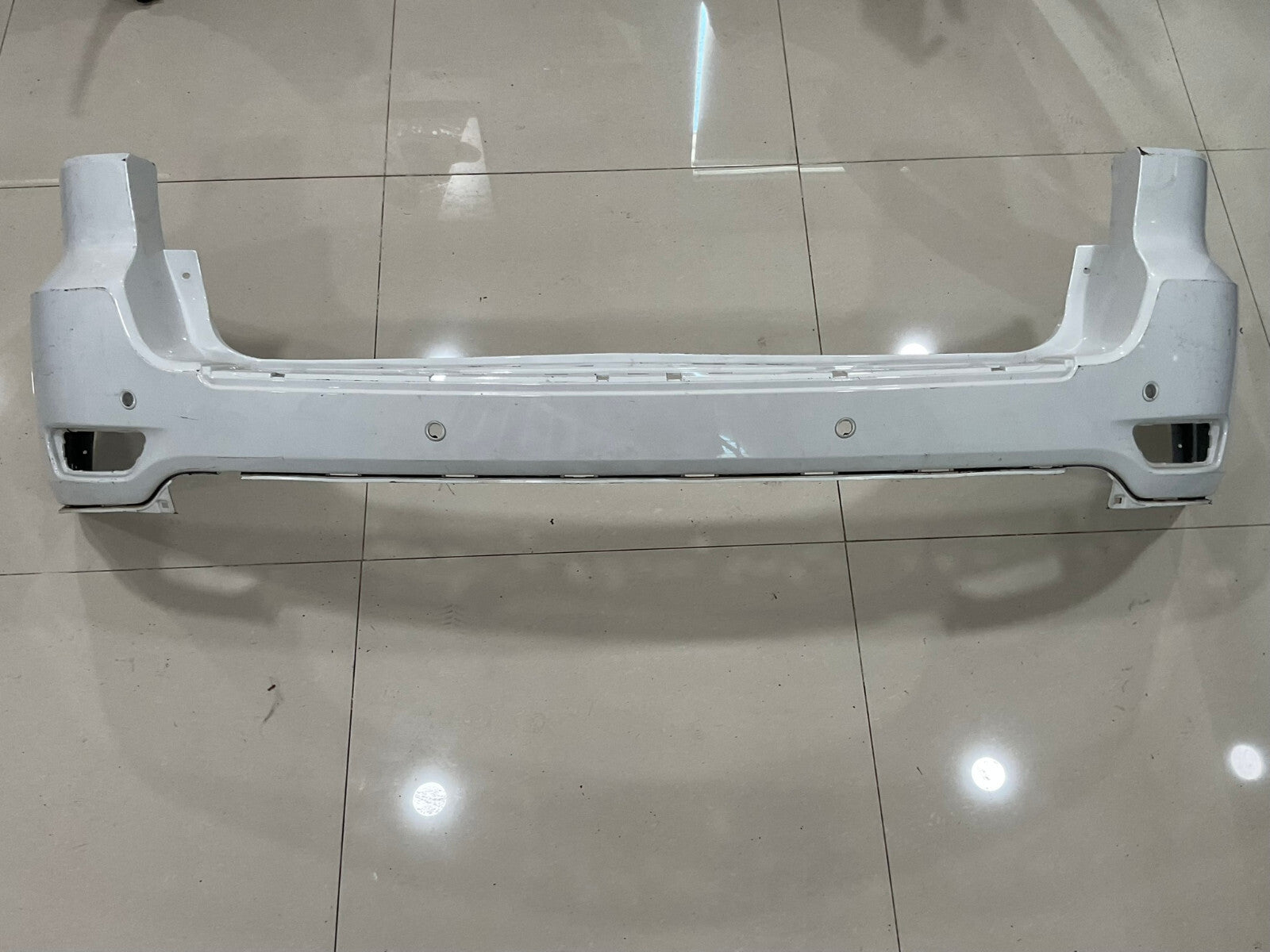 Rear Bumper Cover White Jeep Grand Cherokee 2014-2015 CAPA