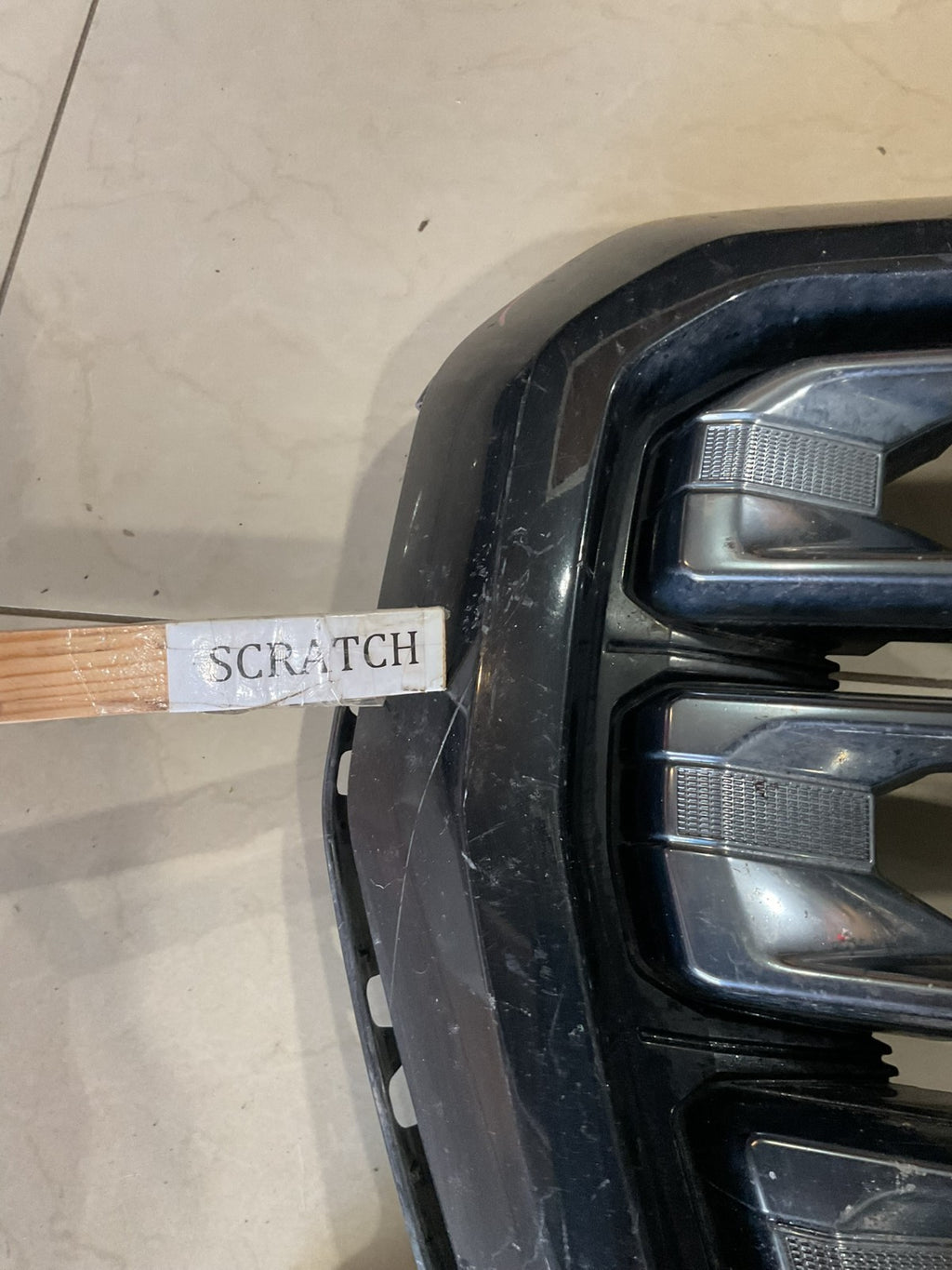 Grill Grille Black GMC Sierra 1500 Denali 2019-2021 CAPA