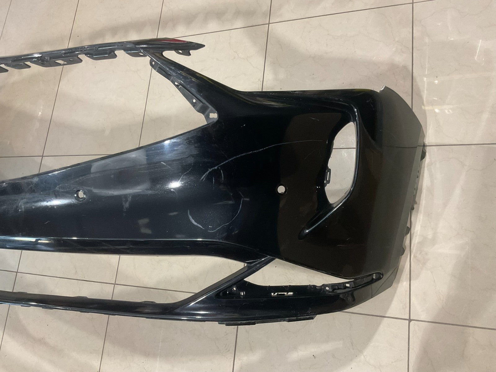 Front Bumper Cover Black 2021-2023 Acura MDX CAPA