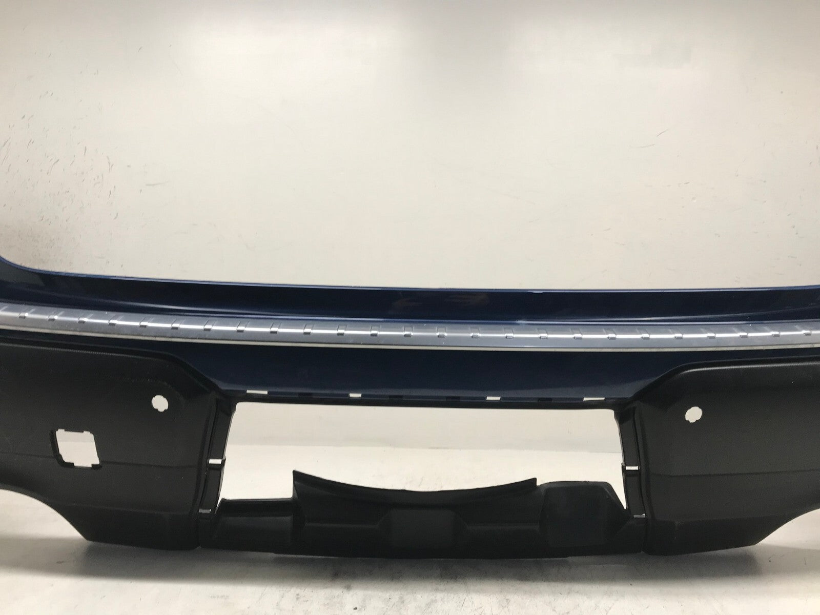 Rear Bumper Cover Blue Subaru Ascent Base Limited Premium 19 20 w/Sens Holes OEM