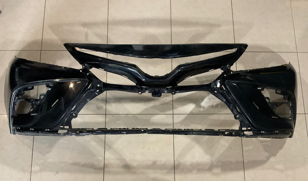 Front Bumper Cover Black Toyota Camry 2018 2019 2020 CAPA