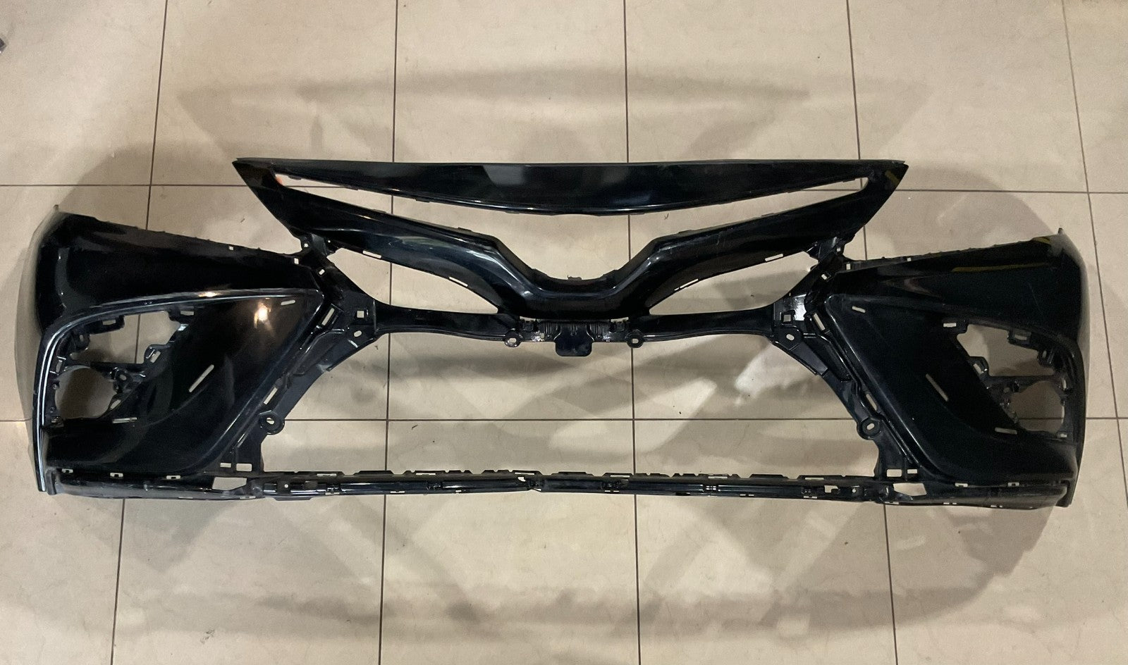 Front Bumper Cover Black Toyota Camry 2018 2019 2020 CAPA