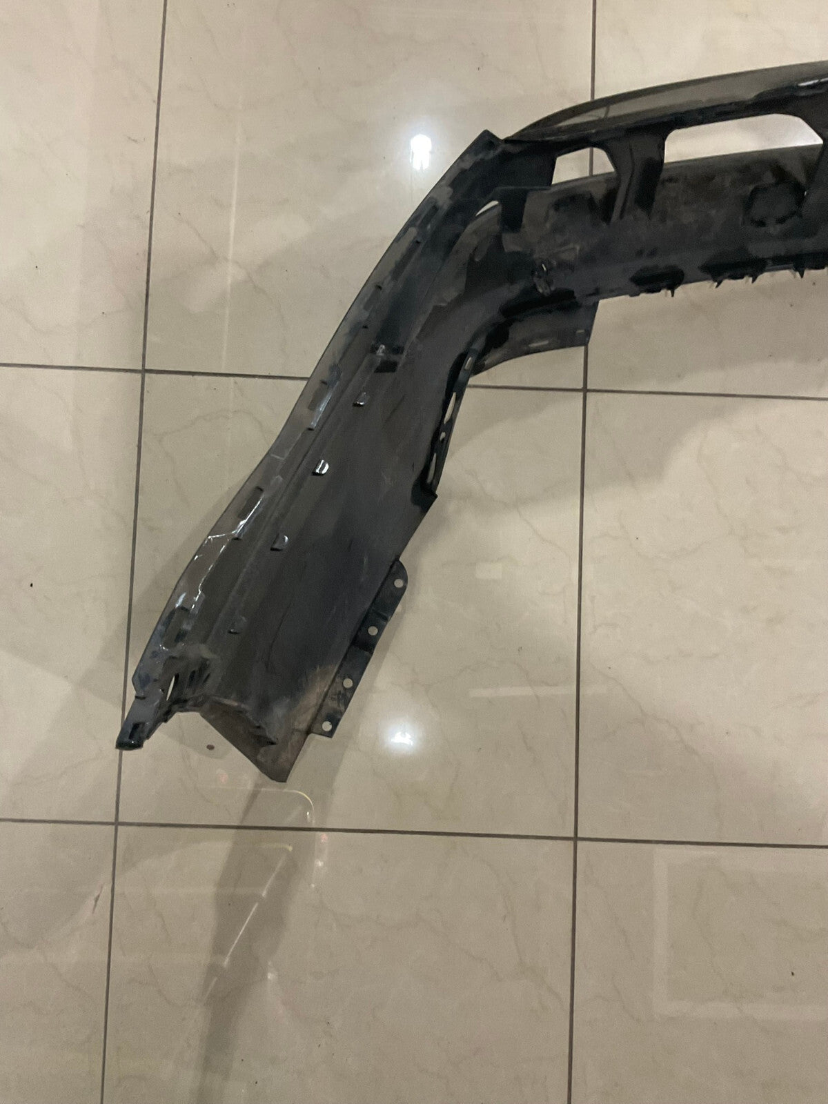 Rear Bumper Cover Black Audi Q7 2017 2018 2019 4M0+807+511 OEM