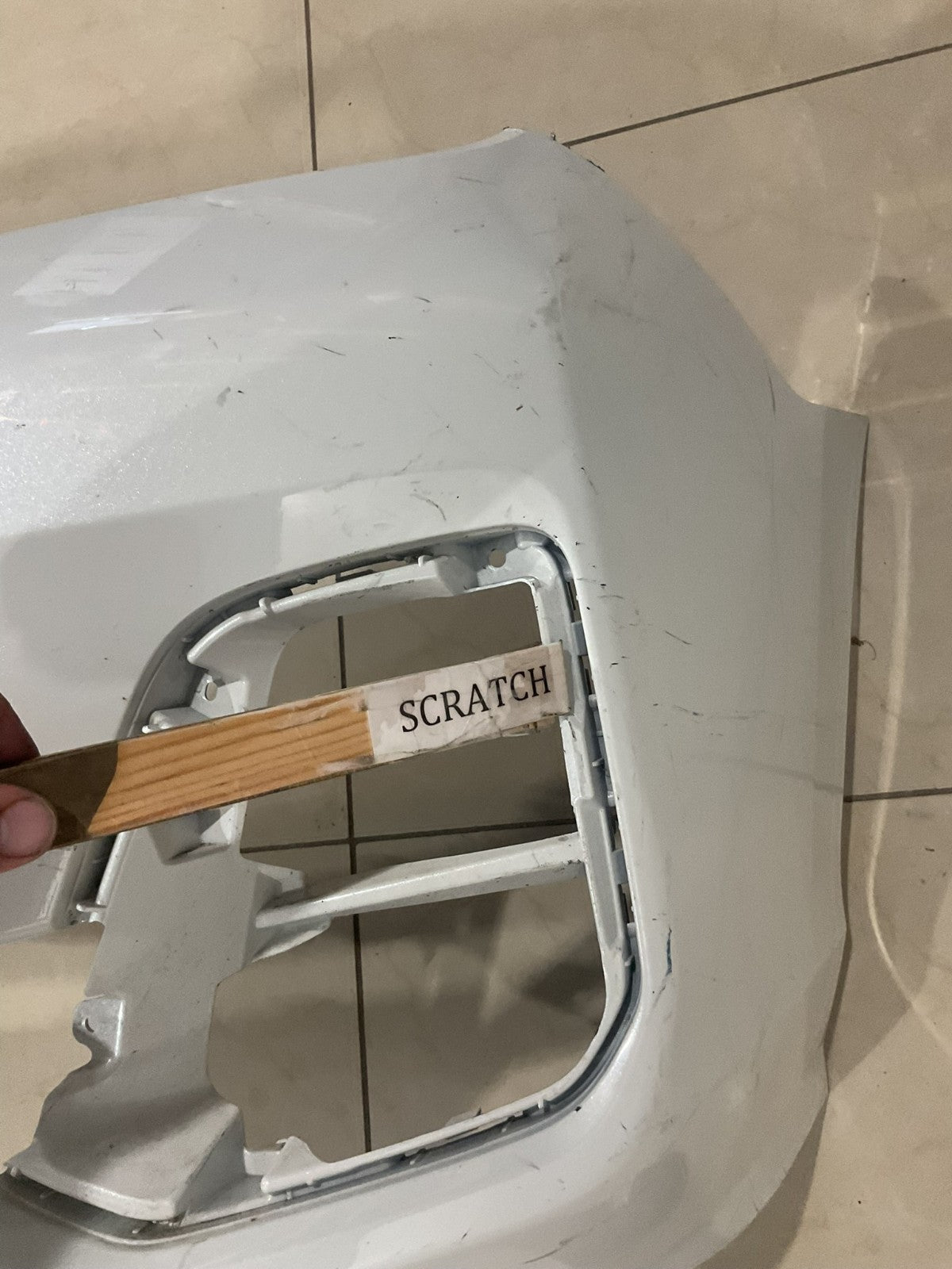 Front Bumper Cover White 2021 2023 Honda Odyssey 7110BTHR OEM