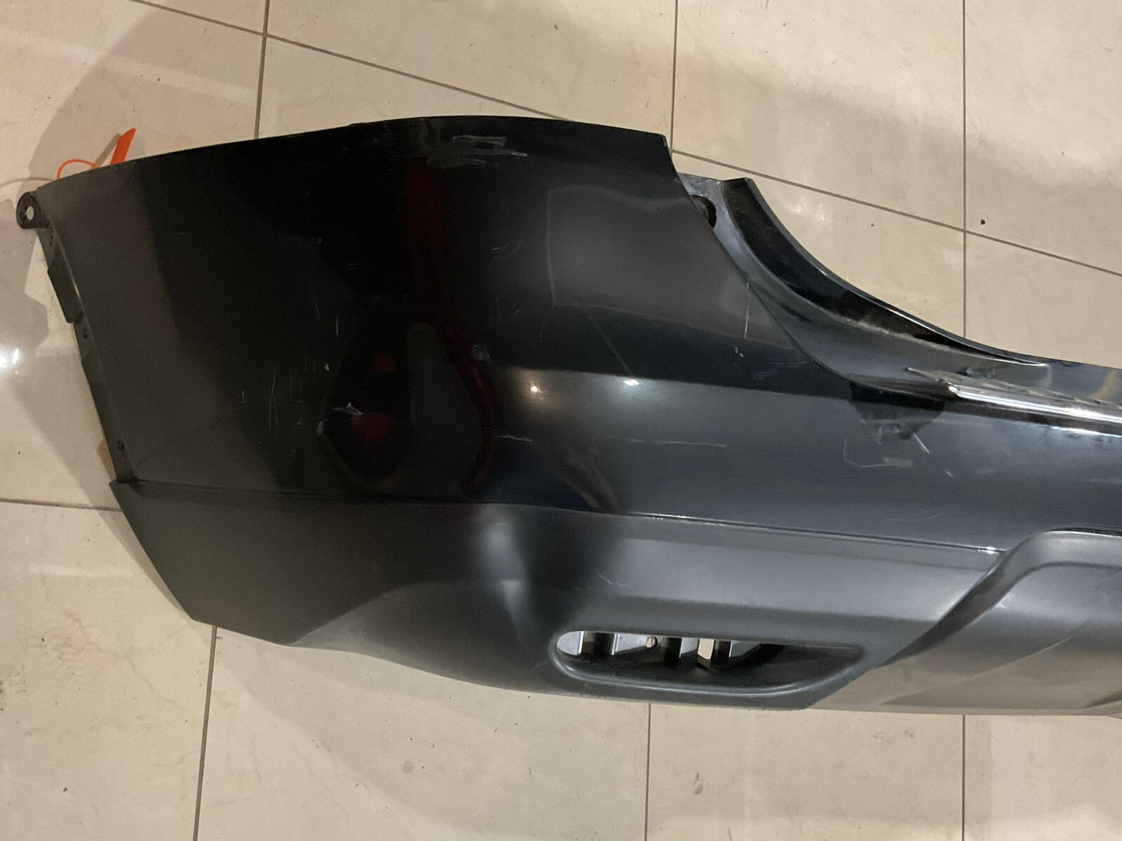 Rear Bumper Cover Black Nissan Rogue S SL SV 2014-16 85022-5HA0A OEM