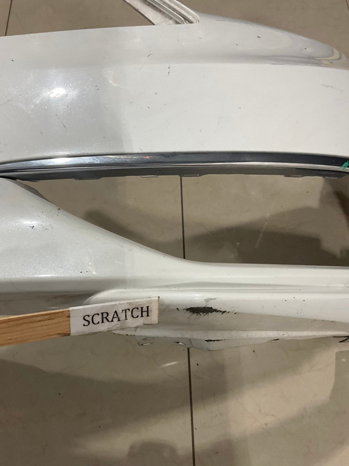 Front Bumper Cover White 2018 2019 2020 Acura TLX 71101+TZ3+A200 OEM