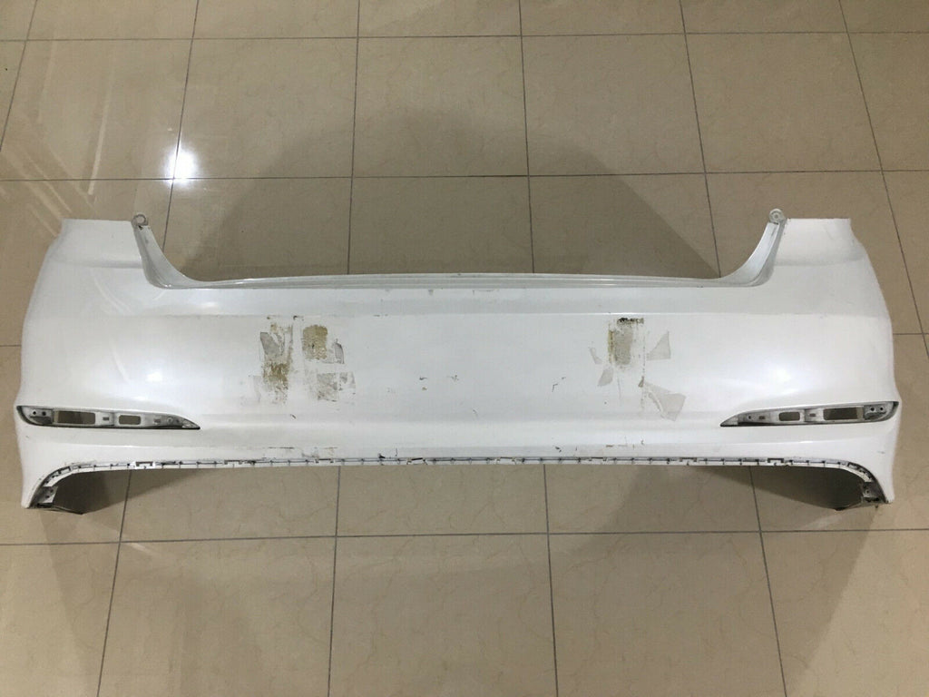 Rear Bumper Cover Hyundai Sonata Lted/Limited 2.0T/SE/ECO w/o Sensors 15-16 OEM