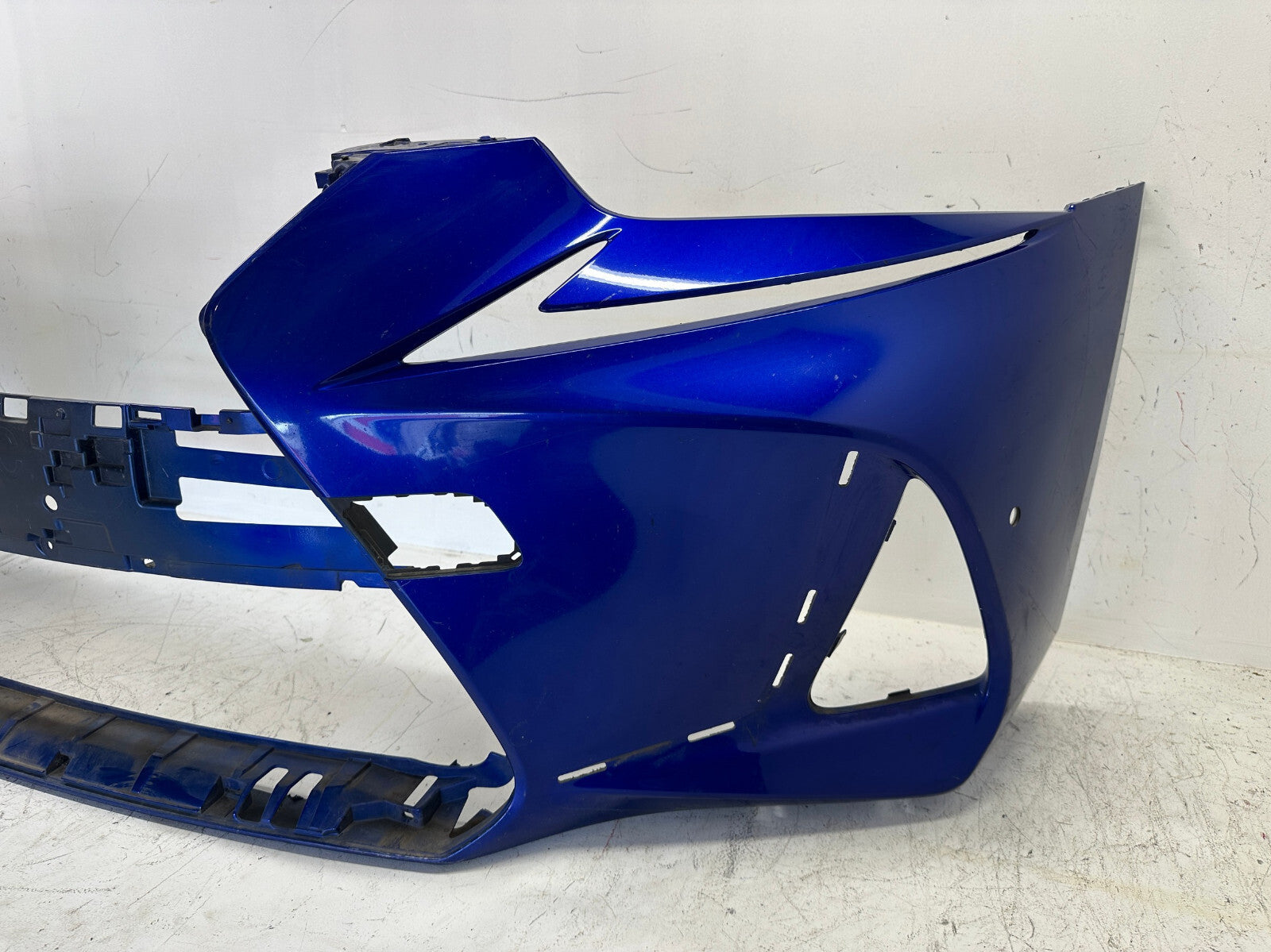 Front Bumper Cover Blue 2014-2016 Lexus IS250 W/Sensor Holes 52119-53A50 OEM