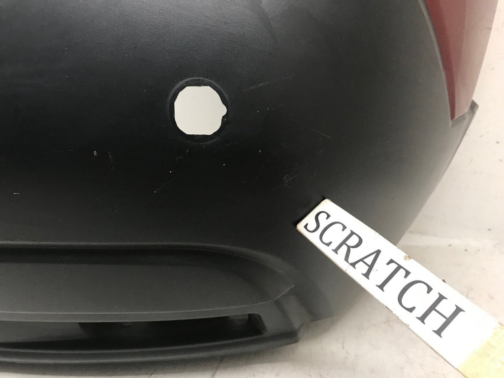 Rear Bumper Cover Red Nissan Kicks S SV 2018 2019 w/Sensor Holes 85022-5RB0H OEM
