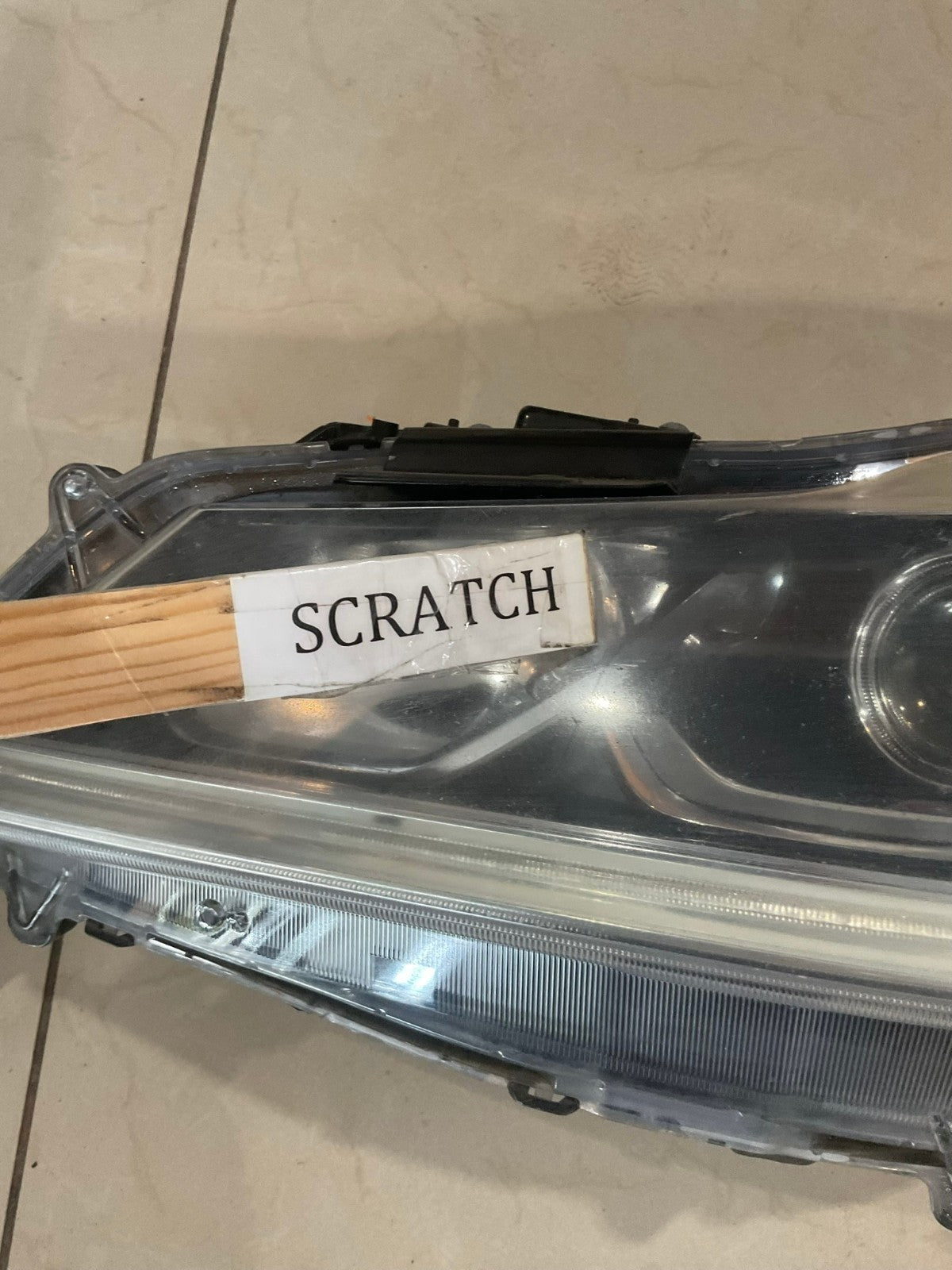 Headlight Left LH Driver Honda Accord Sedan 4Dr 2016-2017 CAPA