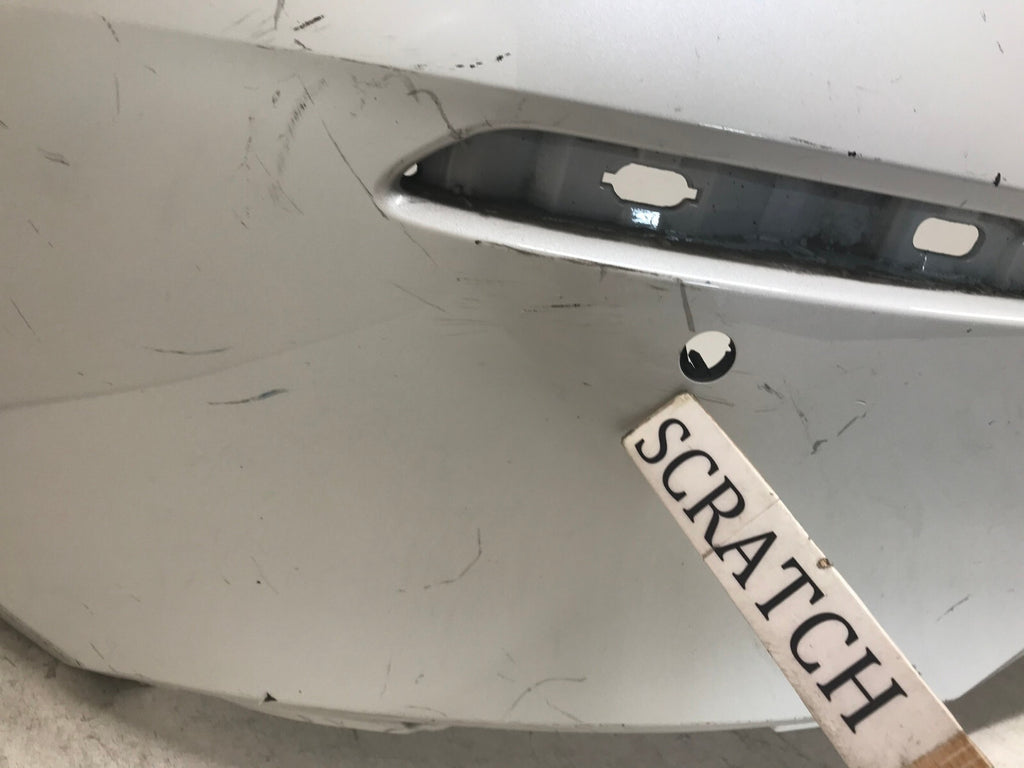 Rear Bumper Cover White 2022 2023 Honda Civic Hatchback w/Sensor Holes OEM