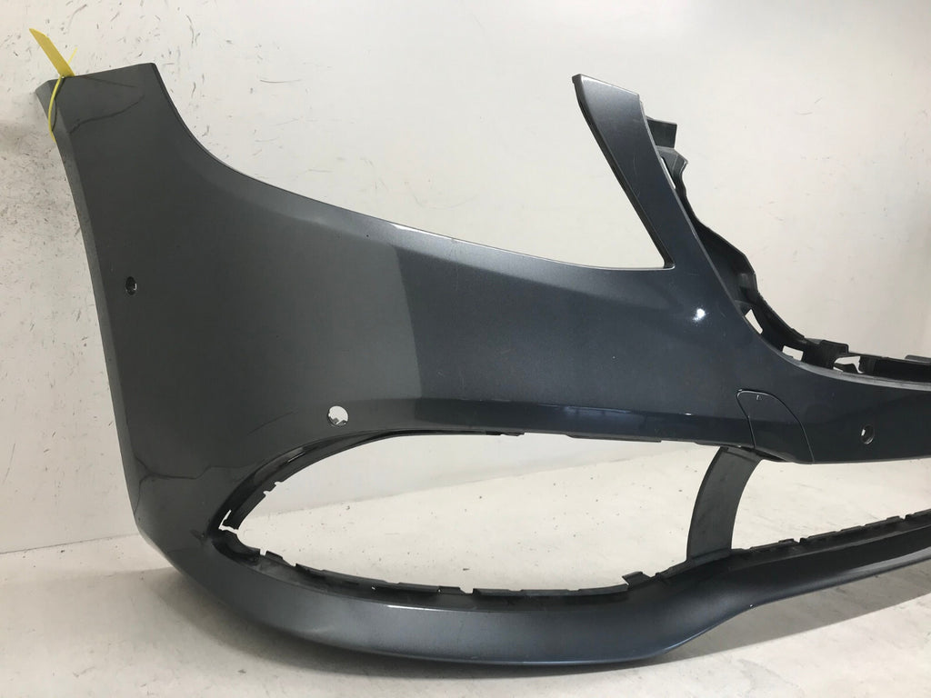 Front Bumper Cover Gray Mercedes S-Class S600 S550 2016-2019 w/Sensor Holes OEM