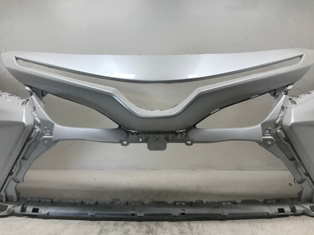 Front Bumper Cover White 21-22 Toyota Camry SE/XSE/Hybrid SE w/Sensor Holes OEM