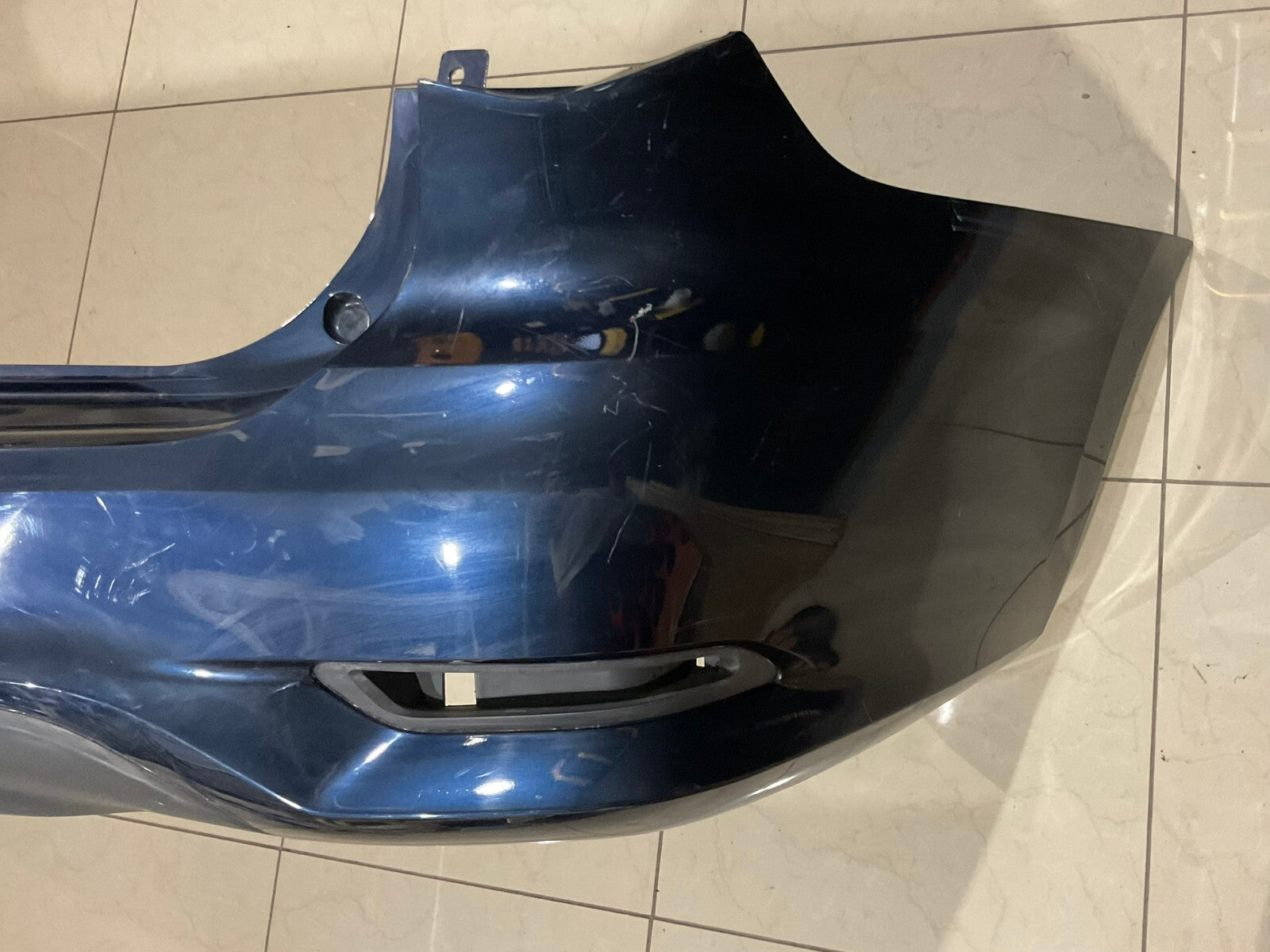 Rear Bumper Cover Blue 2016 2017 2018 Infiniti QX60 CAPA