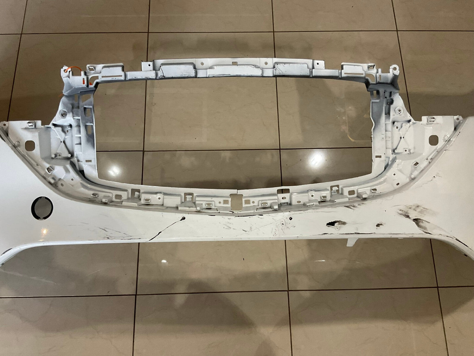 Front Bumper Cover White 2022-2023 Mazda CX-5 CX5 KSD4-50031 OEM