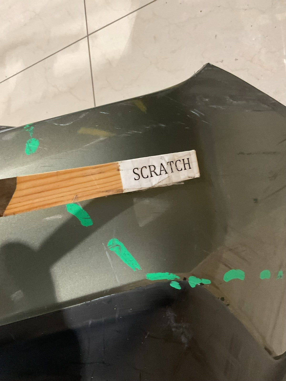 Front Bumper Cover Green 2015-2017 Subaru Outback CAPA