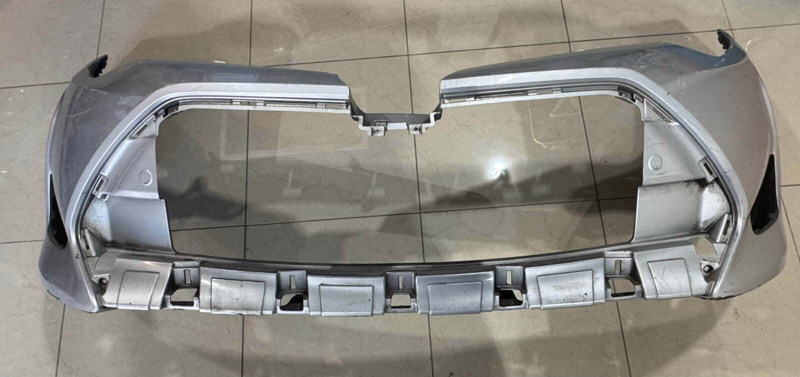 Front Bumper Cover Silver Toyota Corolla L LE Eco XLE 2017 2018 52119-02L40 OEM