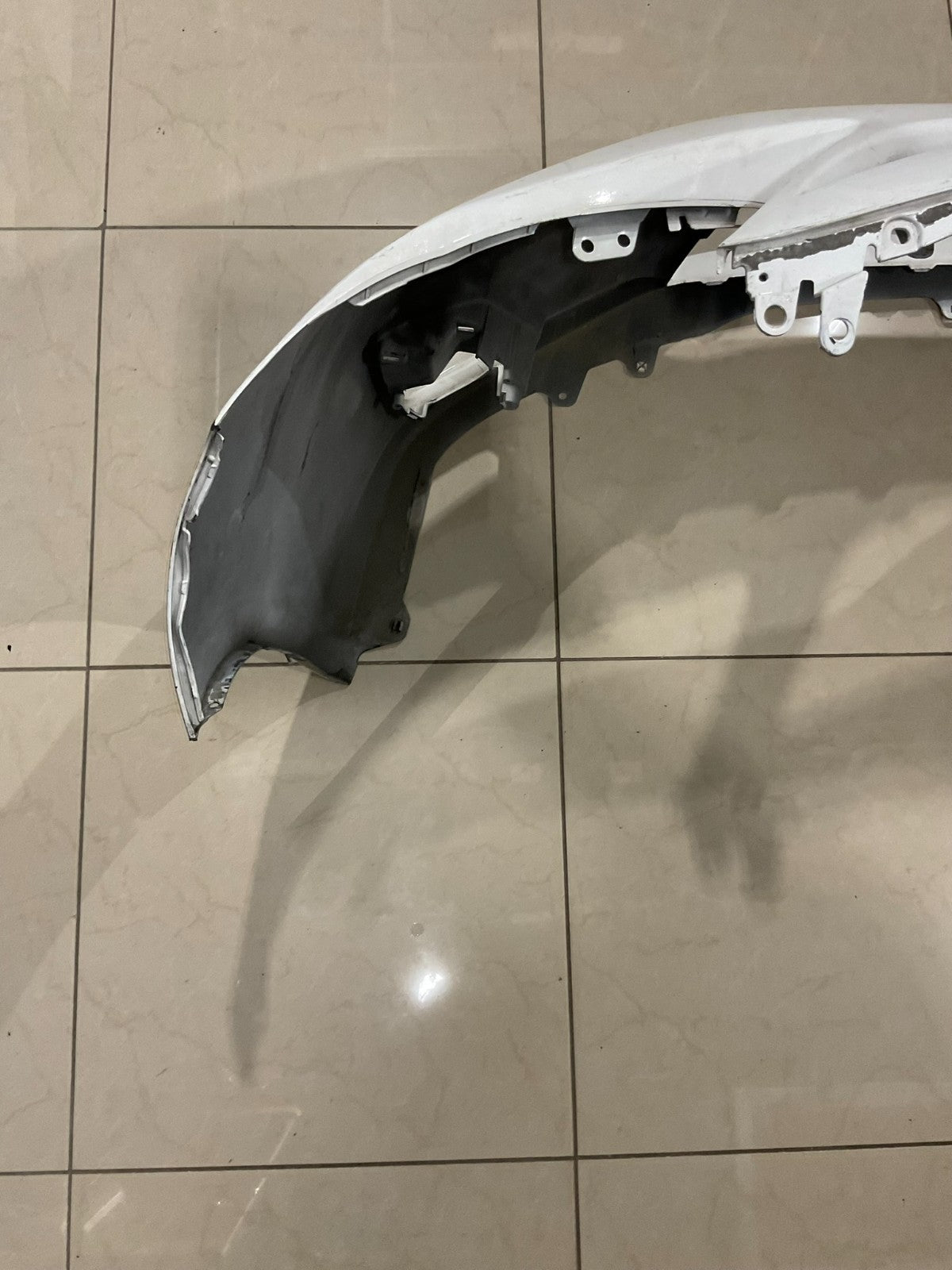 Front Bumper Cover White 2009 2010 Toyota Corolla Sedan CAPA