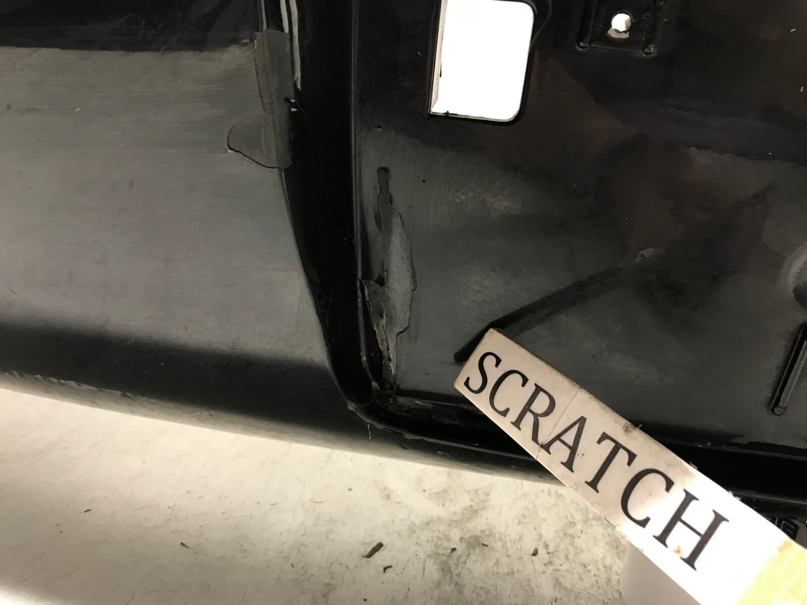 Rear Bumper Cover Black Chevy Cobalt Base LT LS 2005-2010 22695247 OEM