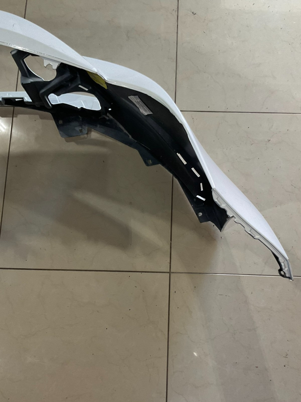 Front Bumper Cover White 2020-2022 Toyota Corolla LE CAPA